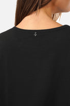 JENEN Oversized Longsleeve aus weichem Jersey-Viskose mit Rundhalsausschnitt und überschnittenen Schultern