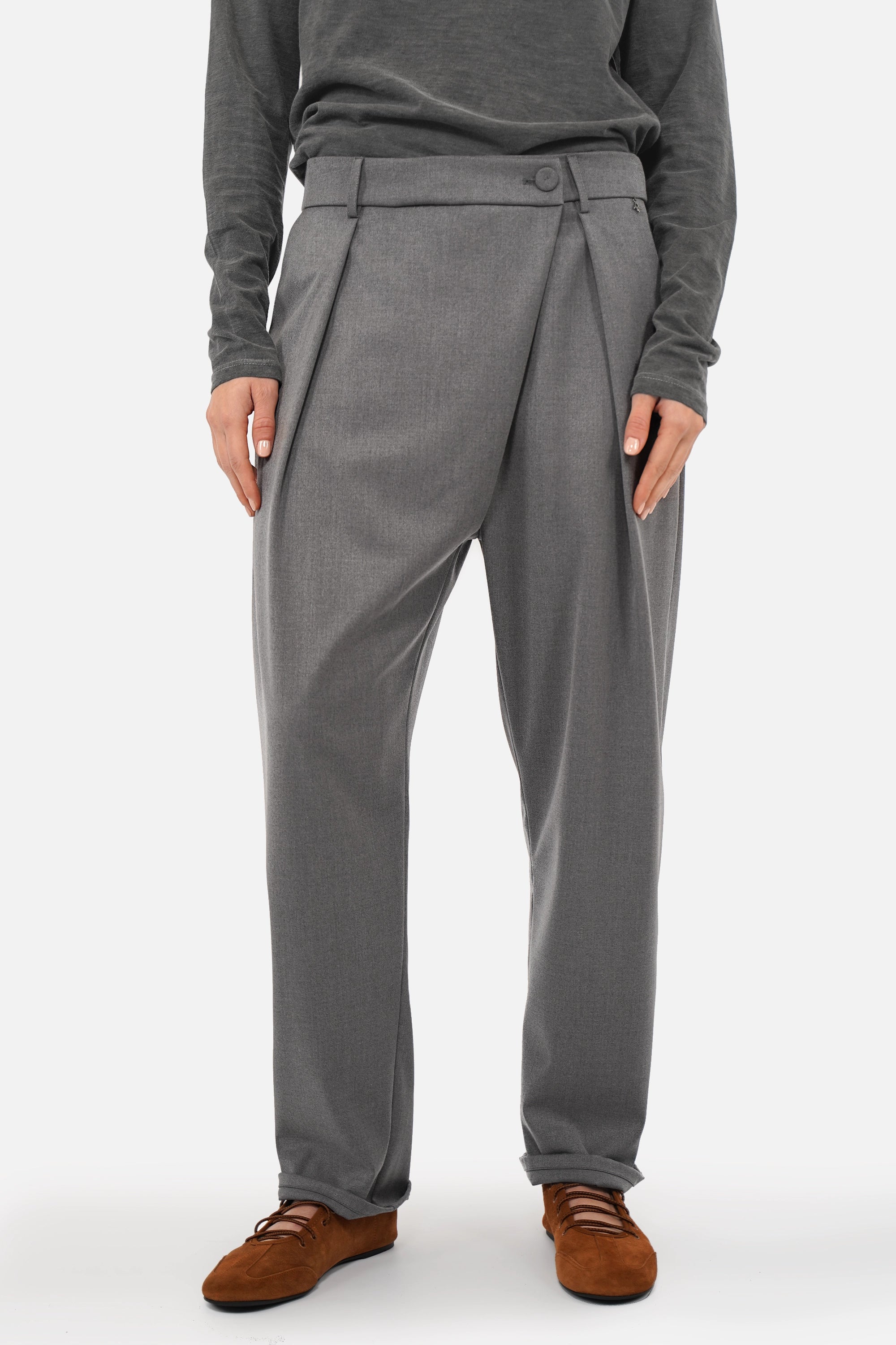 Pantalon JORELIE avec fermeture asymétrique