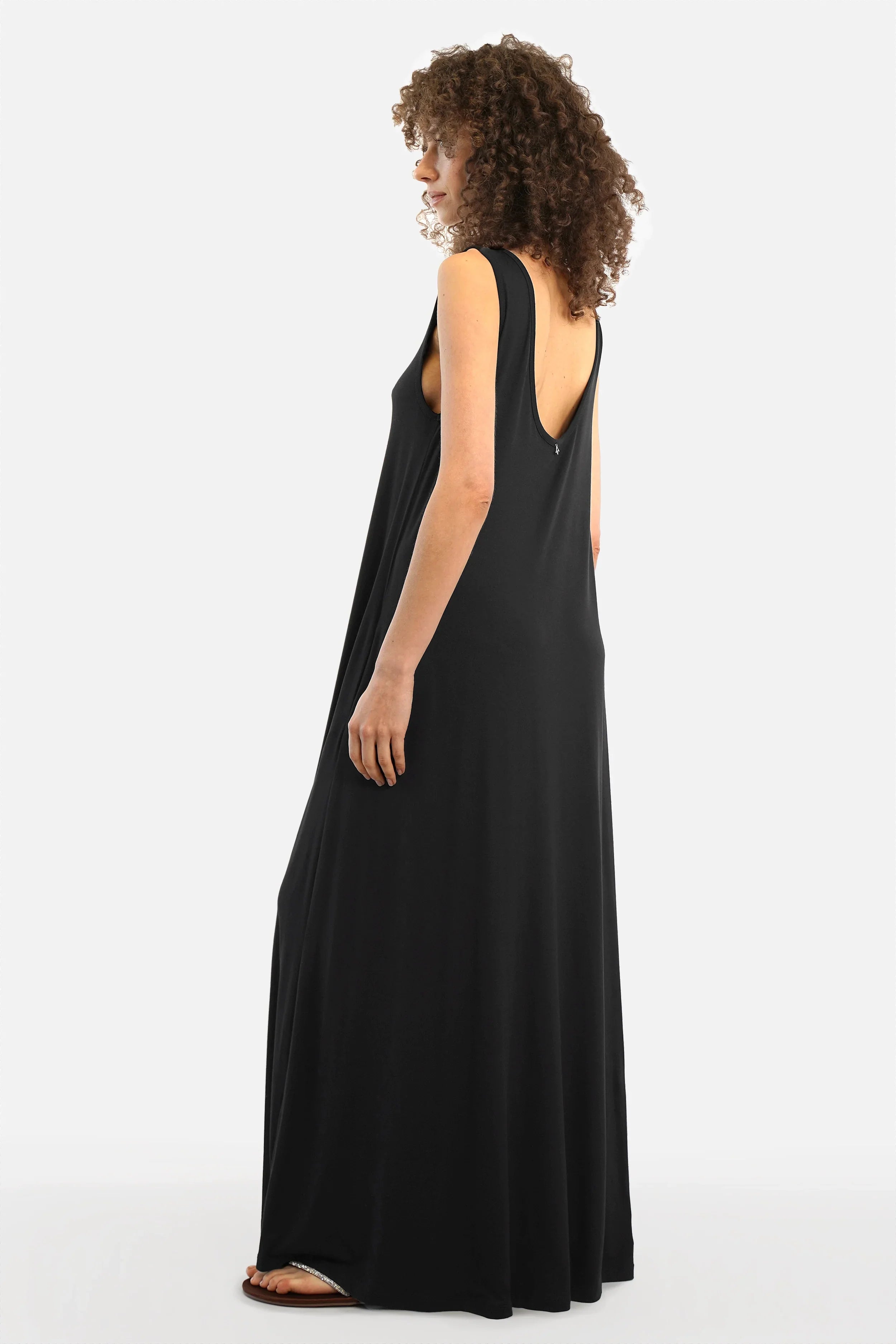 JOVRA Jersey Maxi Dress  Flowing, with side pockets and maxi length   Kultfrau