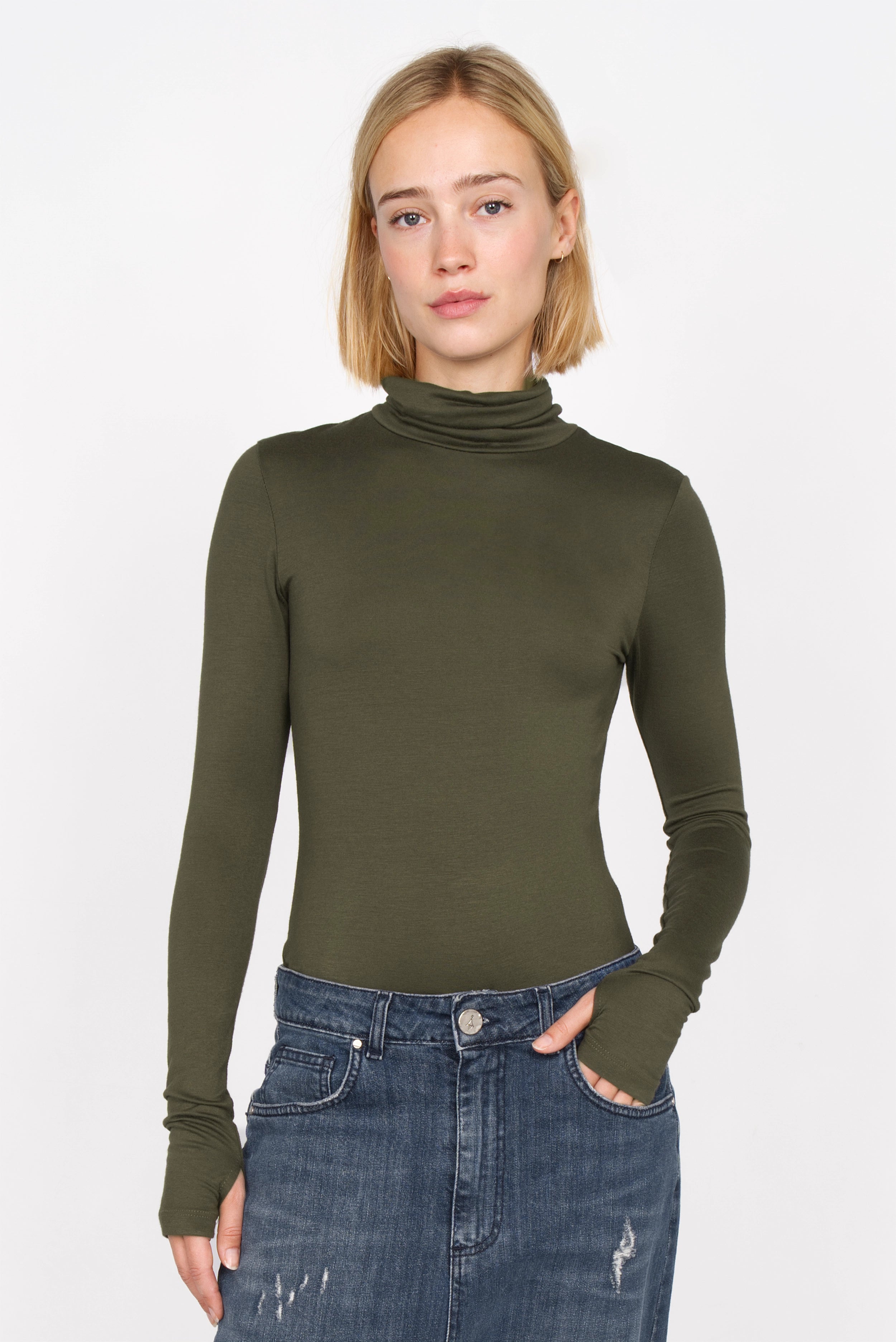 KABEA Longsleeve mit Rollkragen
