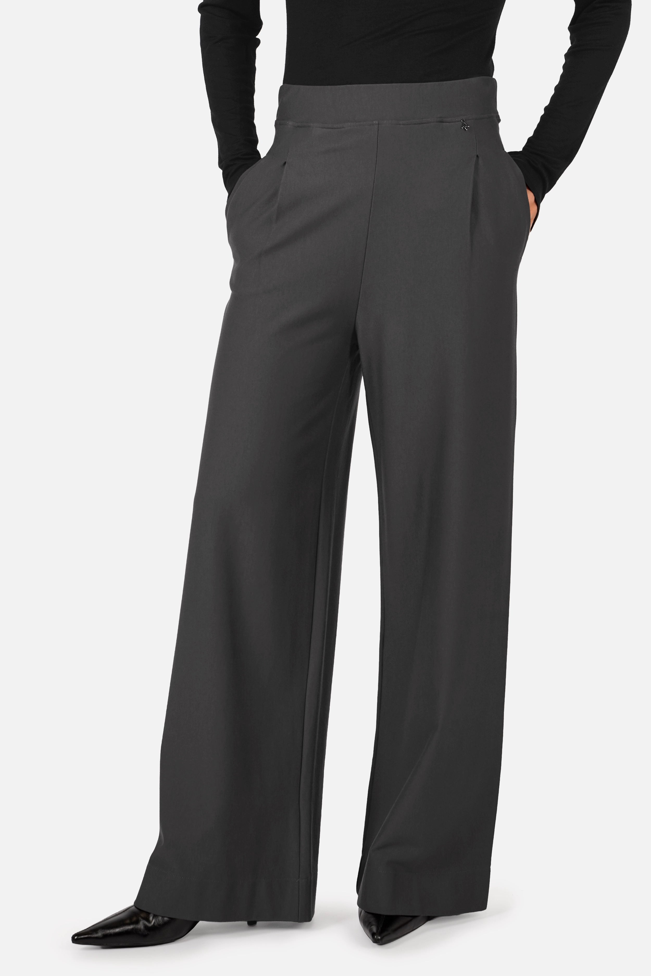 KLARA.K Pantalon jersey Wide Leg