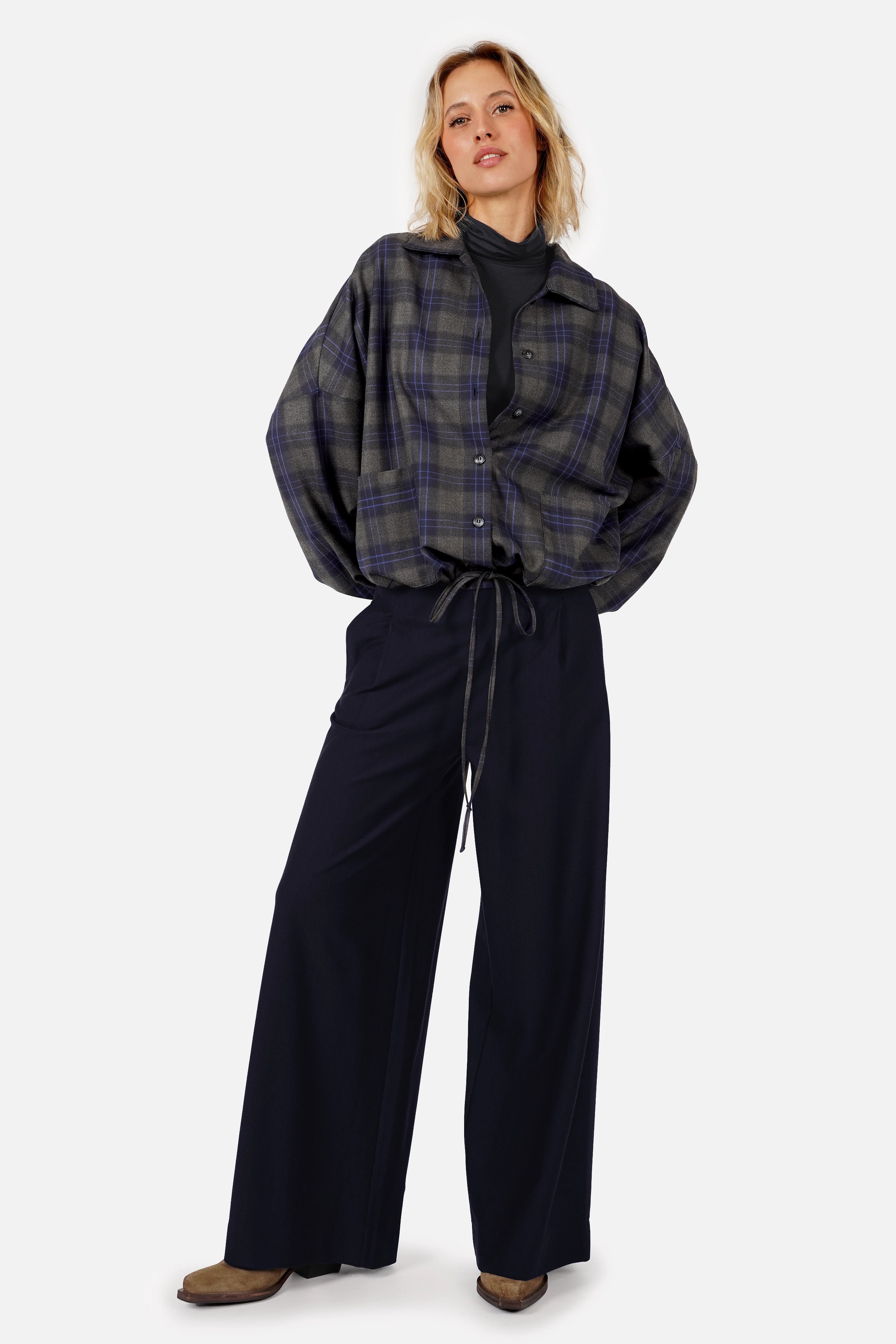 KLARA.K Wide Leg Jerseyhose