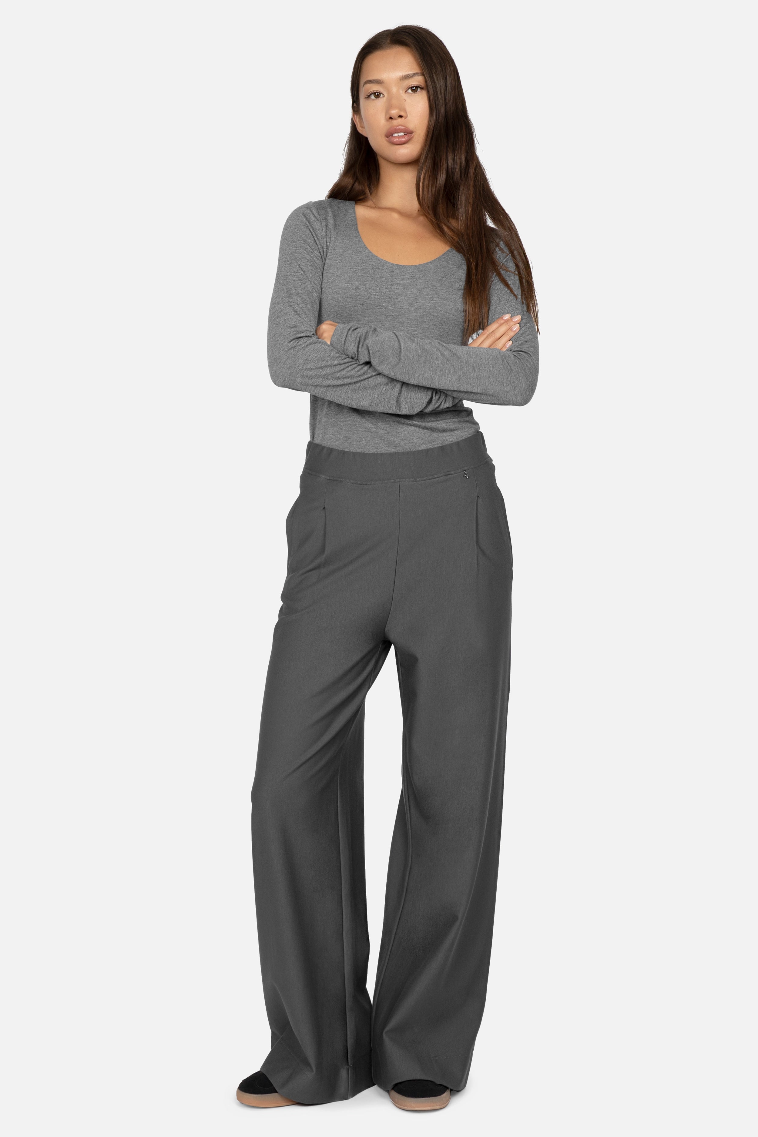 KLARA.K Wide Leg Jerseyhose