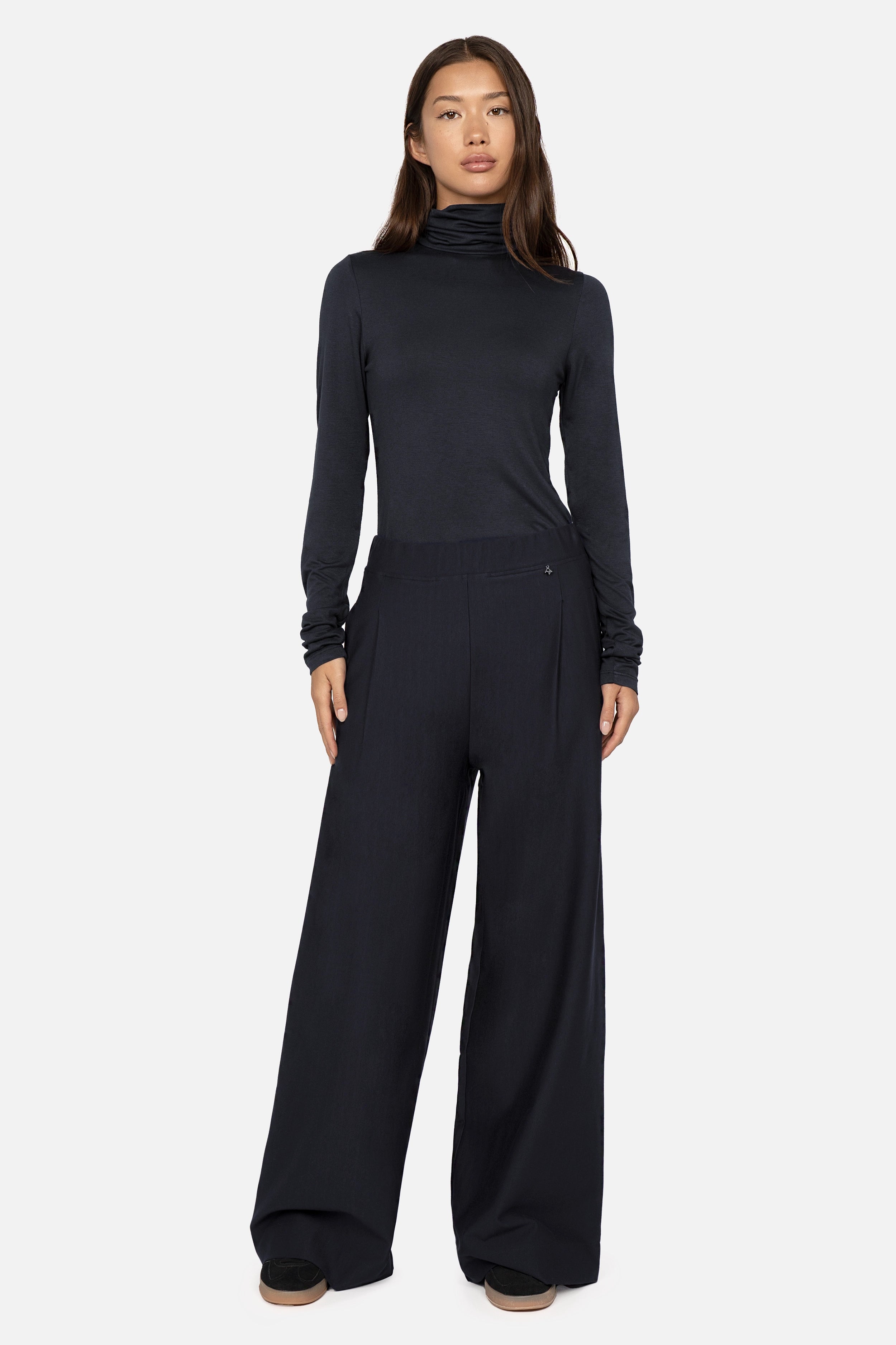 KLARA.K Wide Leg Jerseyhose