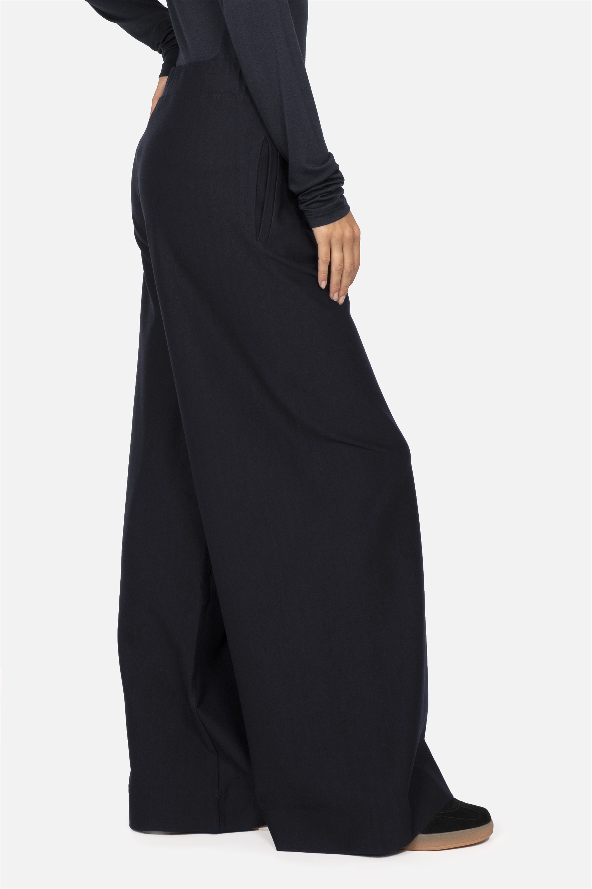 KLARA.K Wide Leg Jerseyhose