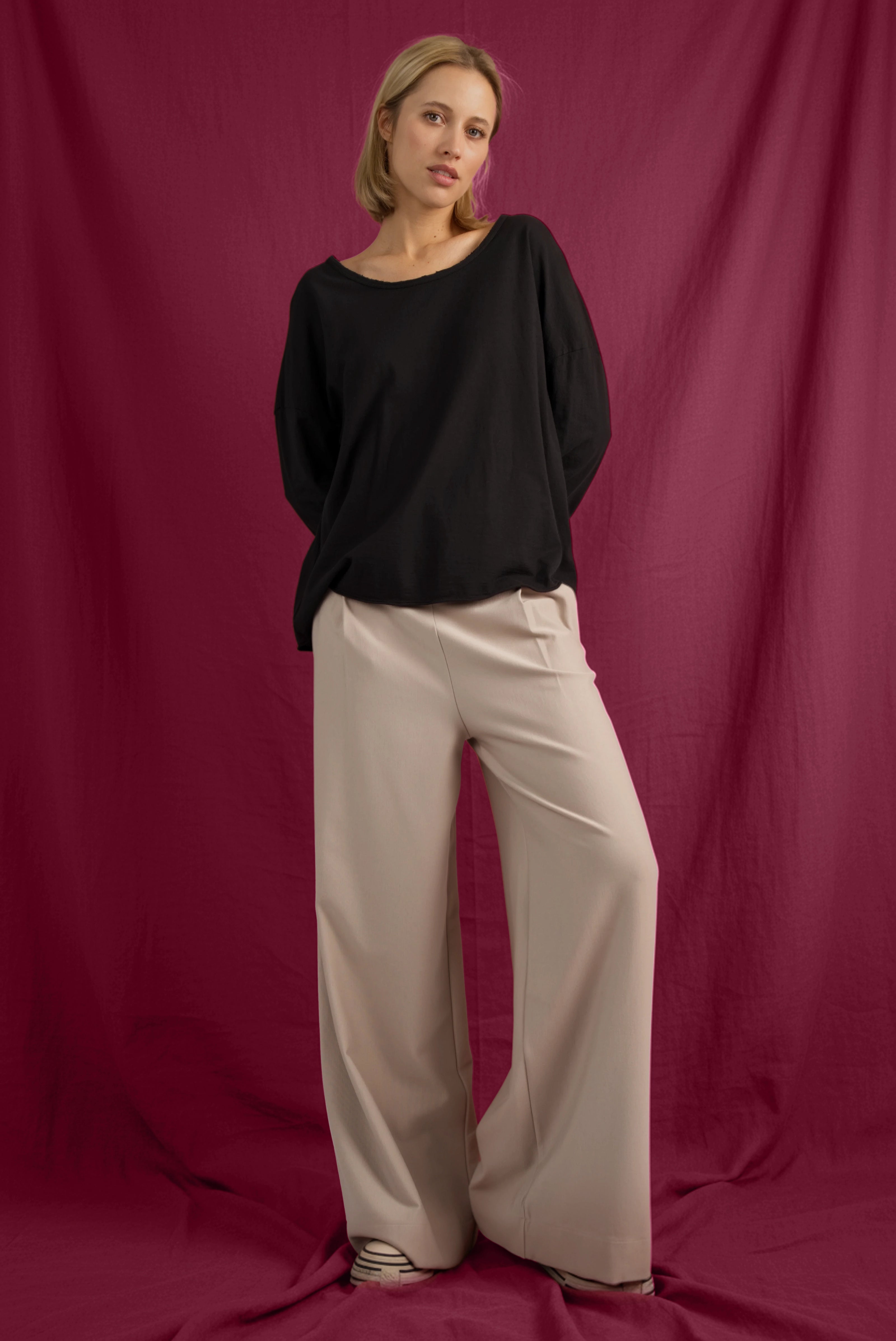 KLARA.K wide leg pants