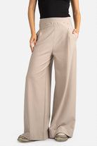 KLARA.K Wide Leg Pants in weitem Schnitt mit elastischem Bund und seitlichen Taschen