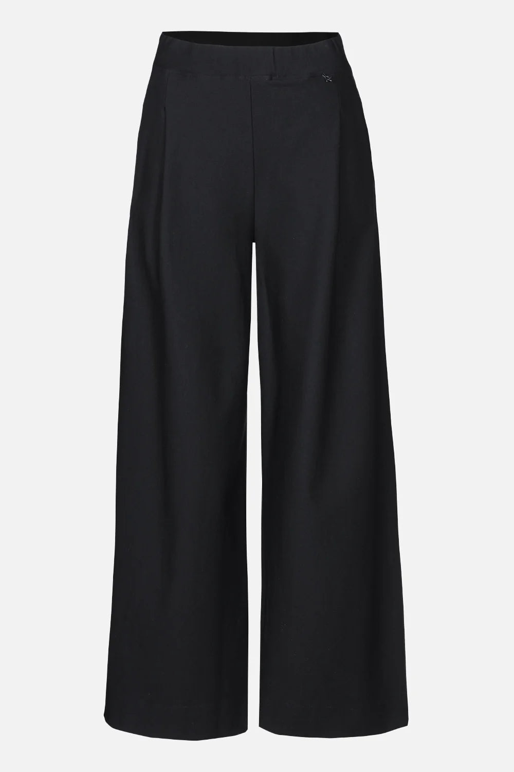 KLARA.K Wide Leg Jerseyhose aus weichem Jersey mit elastischem Bund und seitlichen Taschen
