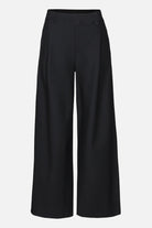 KLARA.K Wide Leg Jerseyhose aus weichem Jersey mit elastischem Bund und seitlichen Taschen