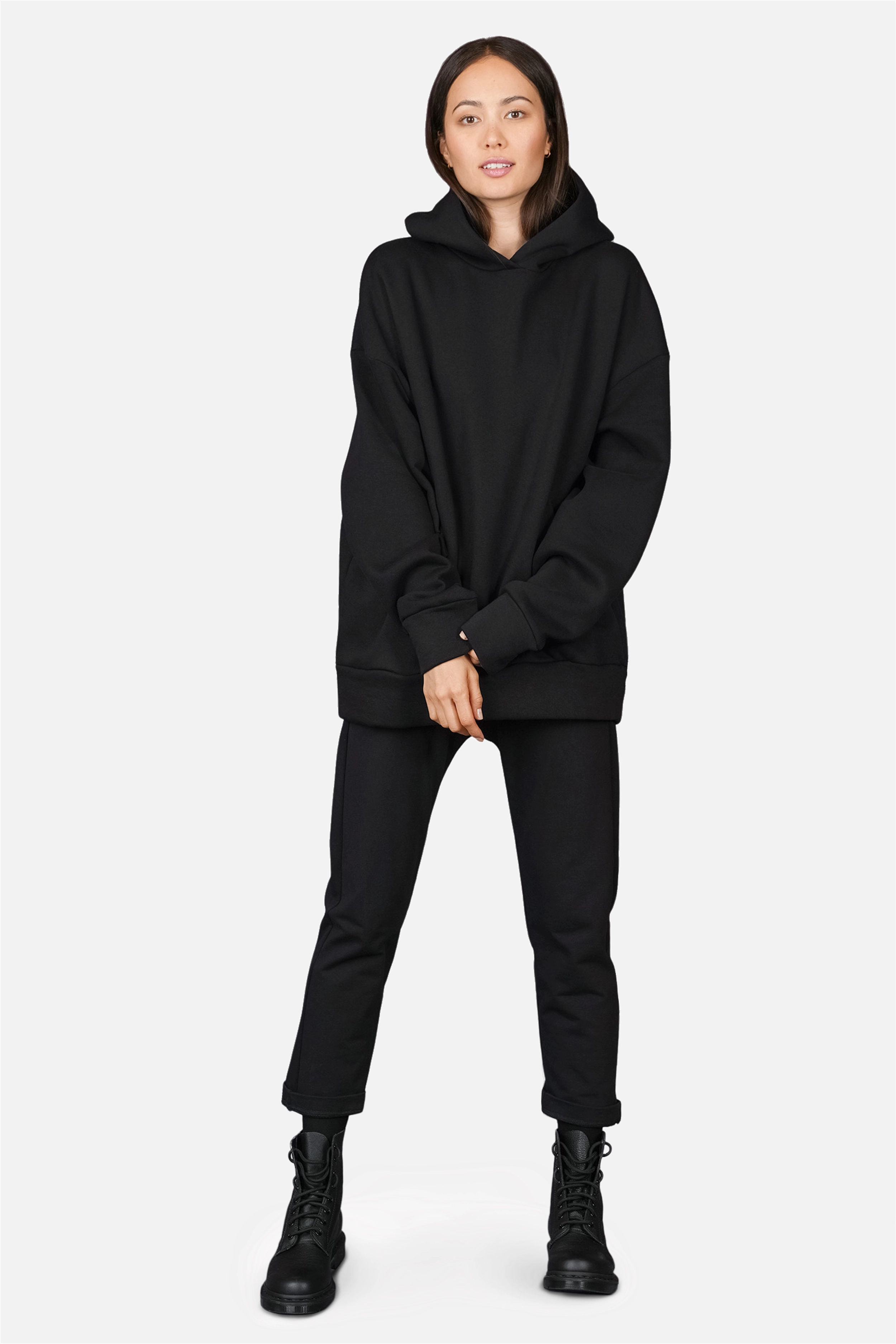 LAURA.K Sweat à capuche oversize