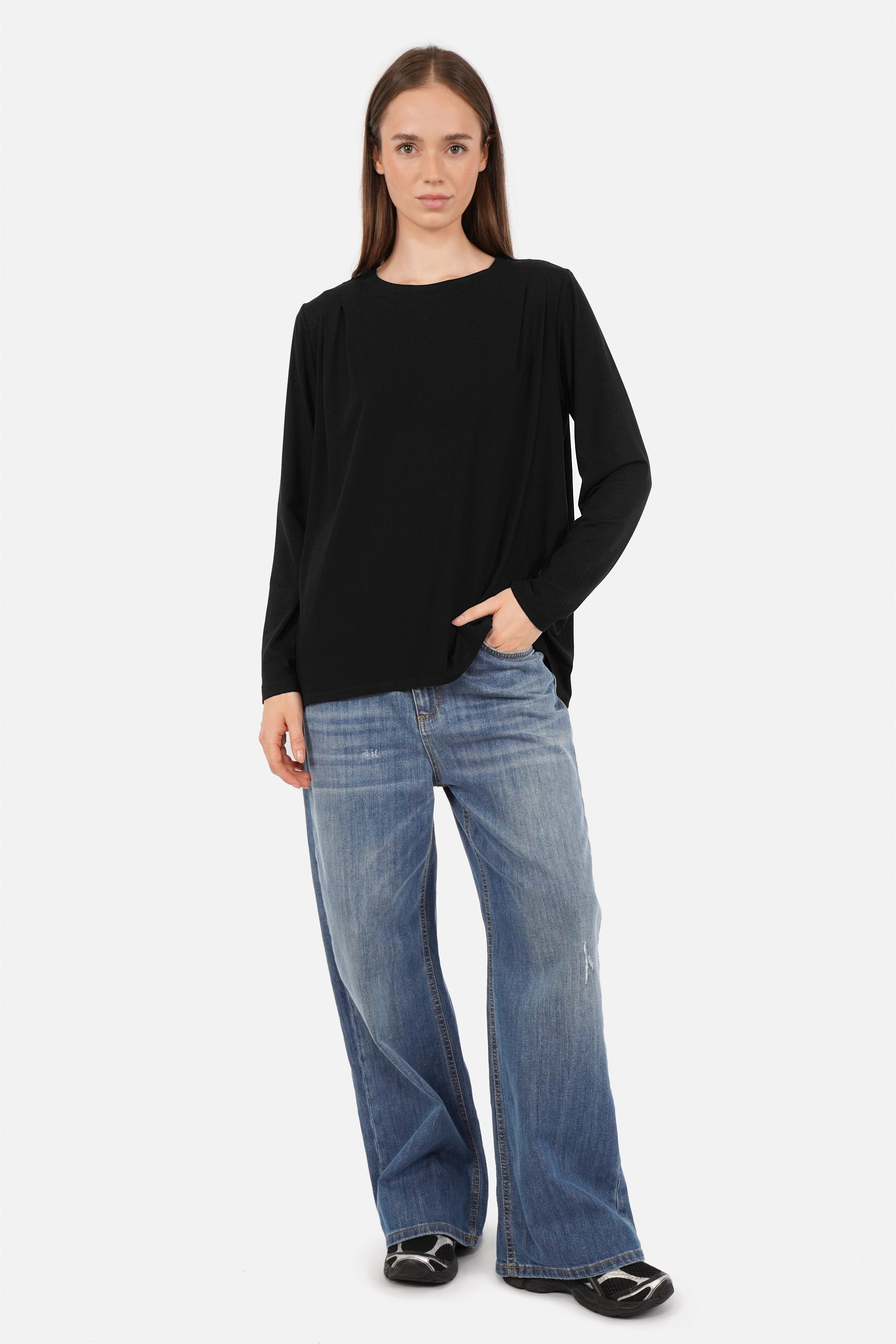 TIDA blouse met lange mouwen