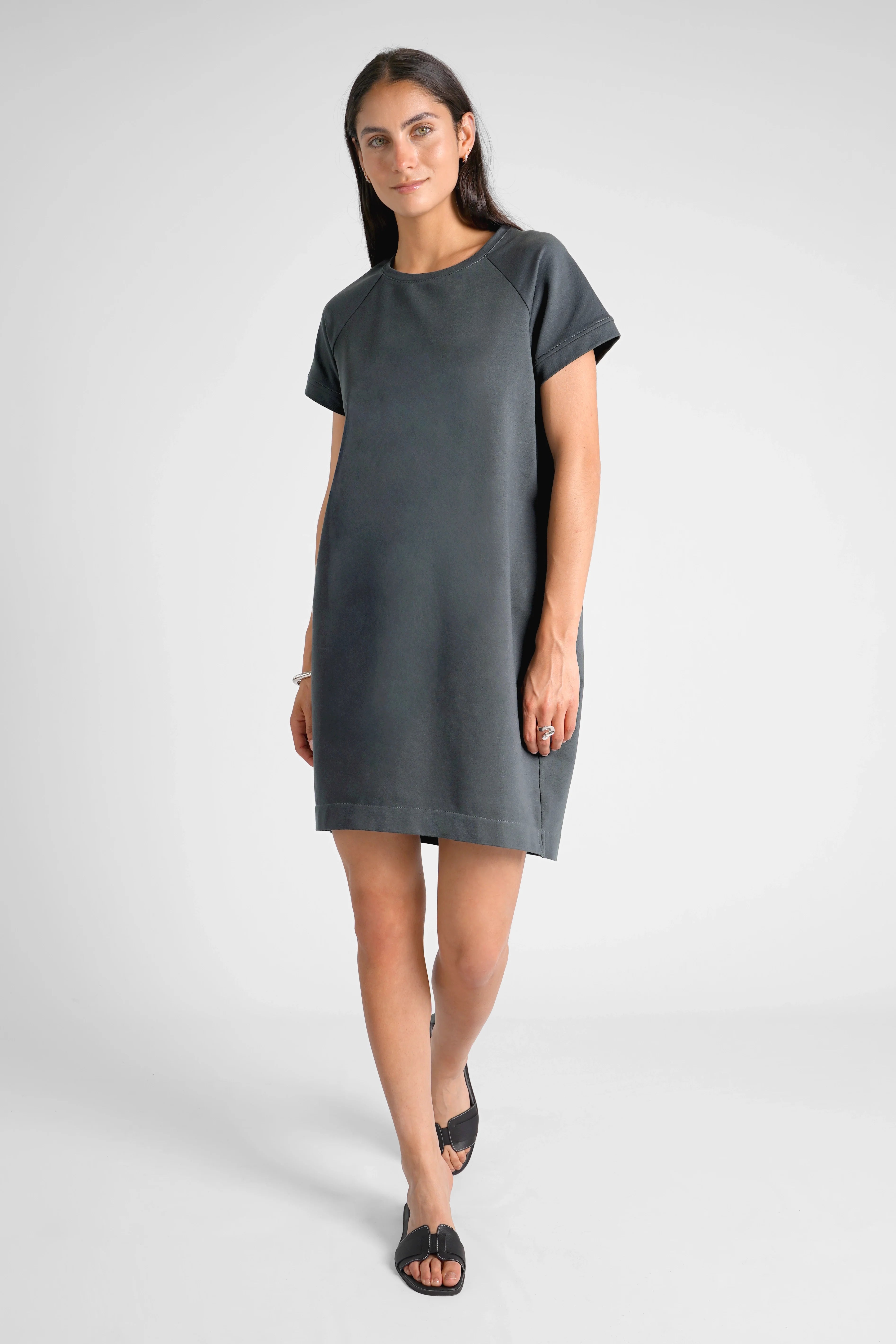 LISSY Kurzarm Sweatkleid