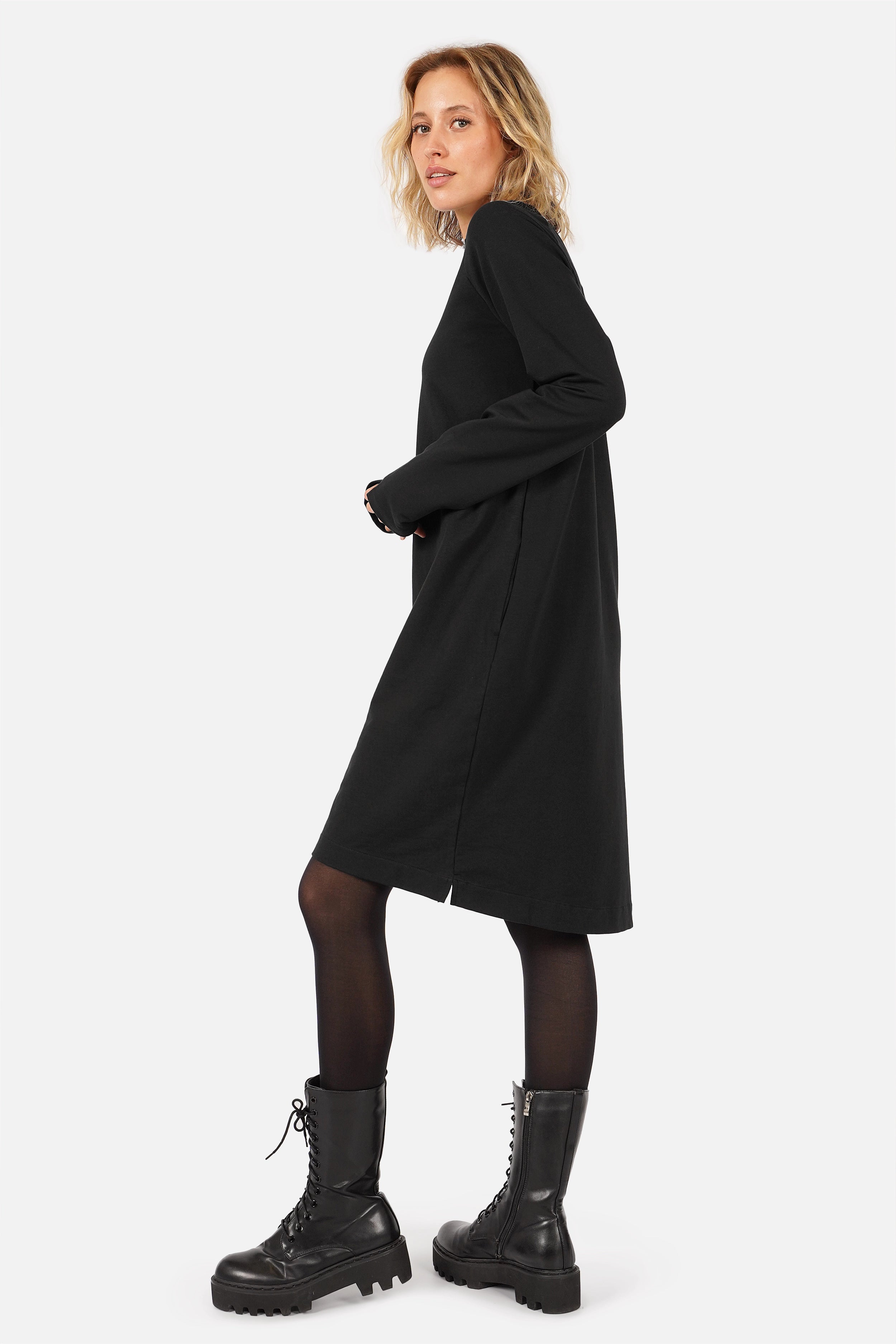 LIZ Sweatkleid aus Baumwolljersey