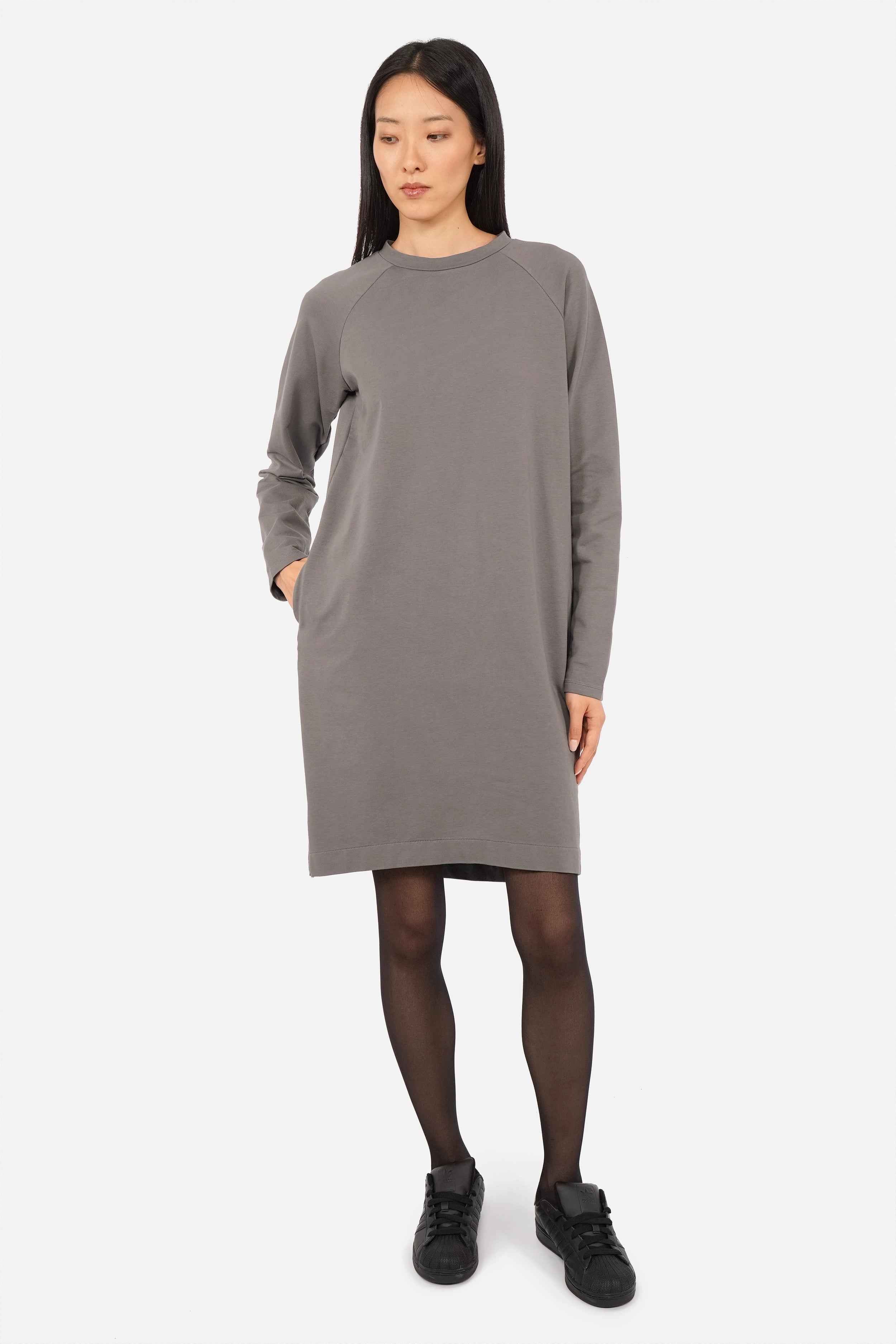 LIZ sweatshirt dress in cotton jersey