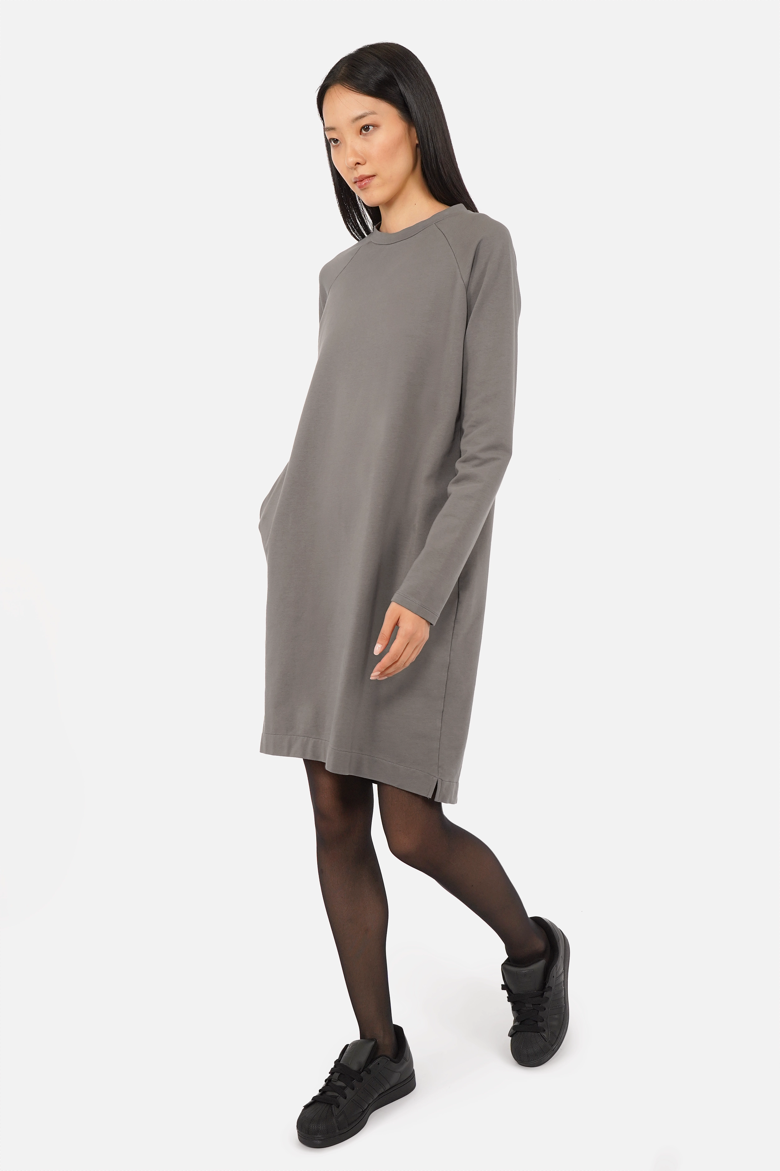 LIZ sweatshirt dress in cotton jersey