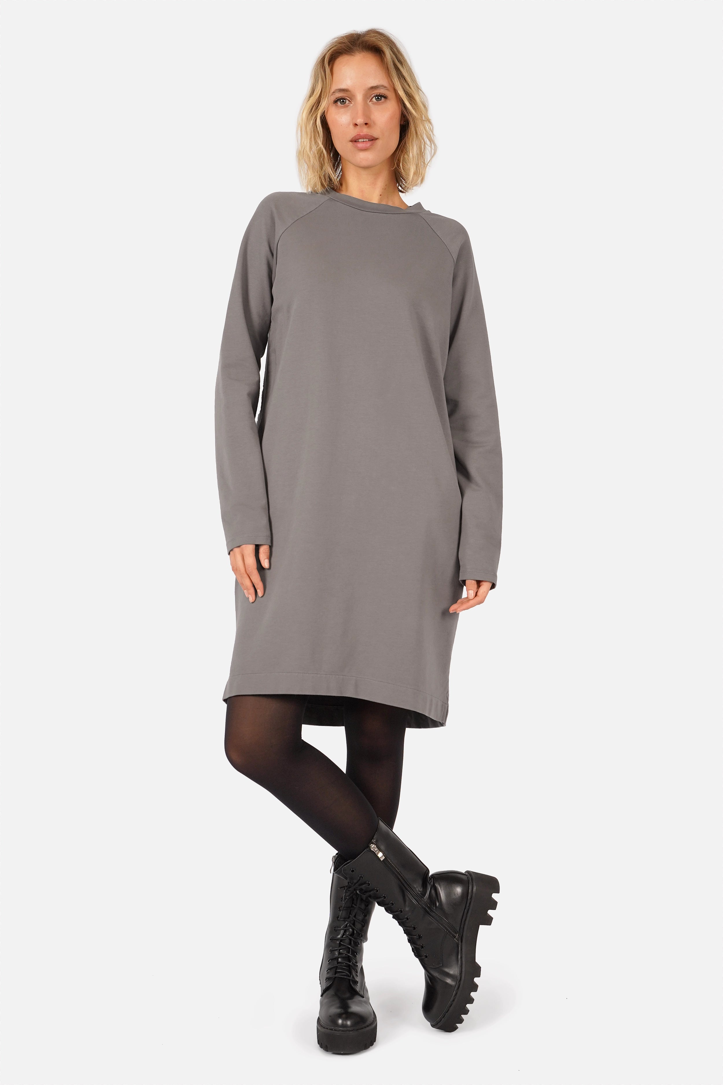 LIZ sweatshirt dress in cotton jersey