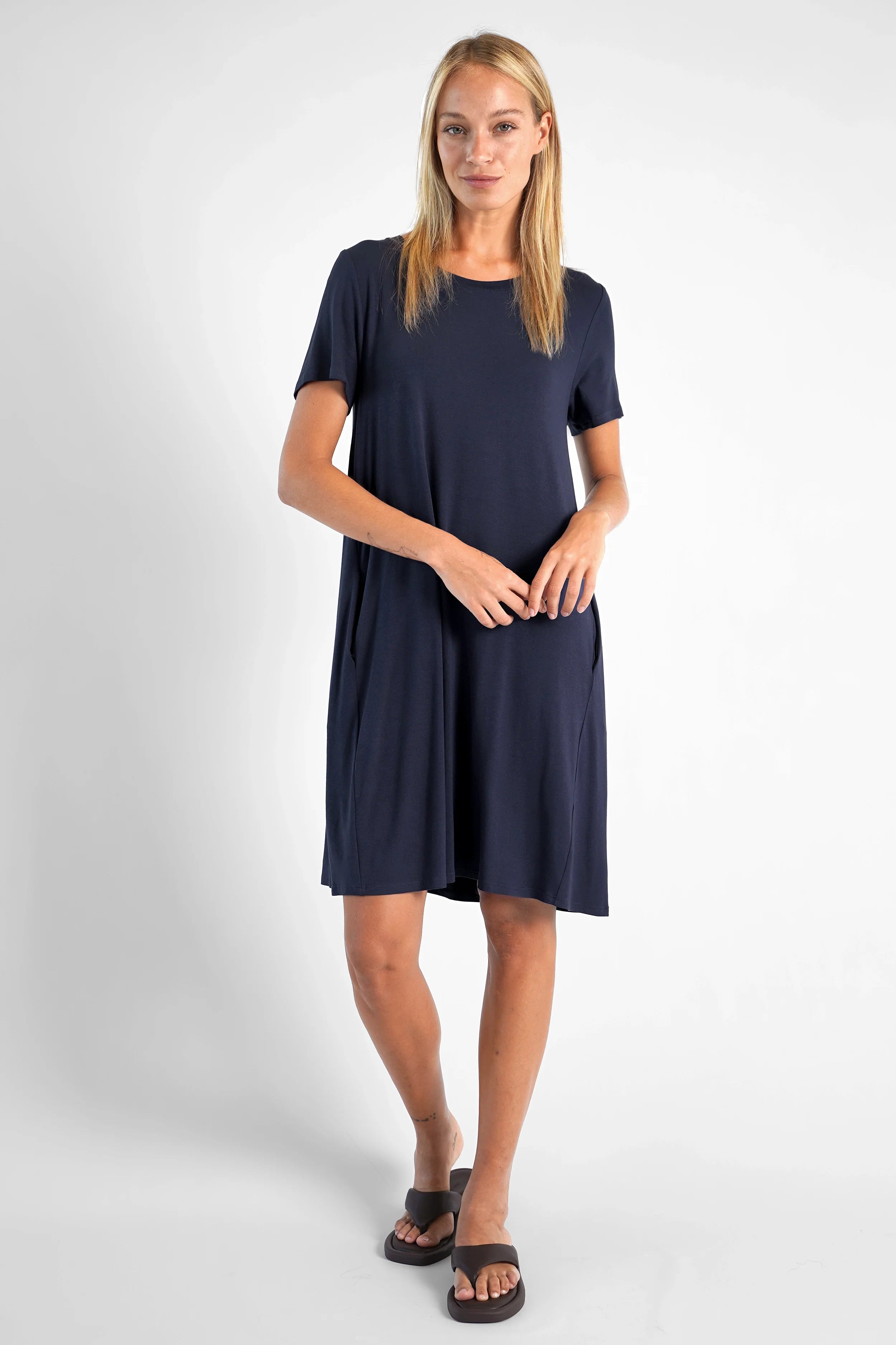 LYLLDA Kurzarm A-Linie Kleid