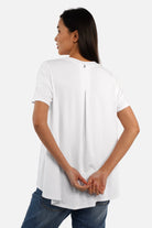 LYLLDA T-Shirt in soft viscose with round neckline and A-line fit