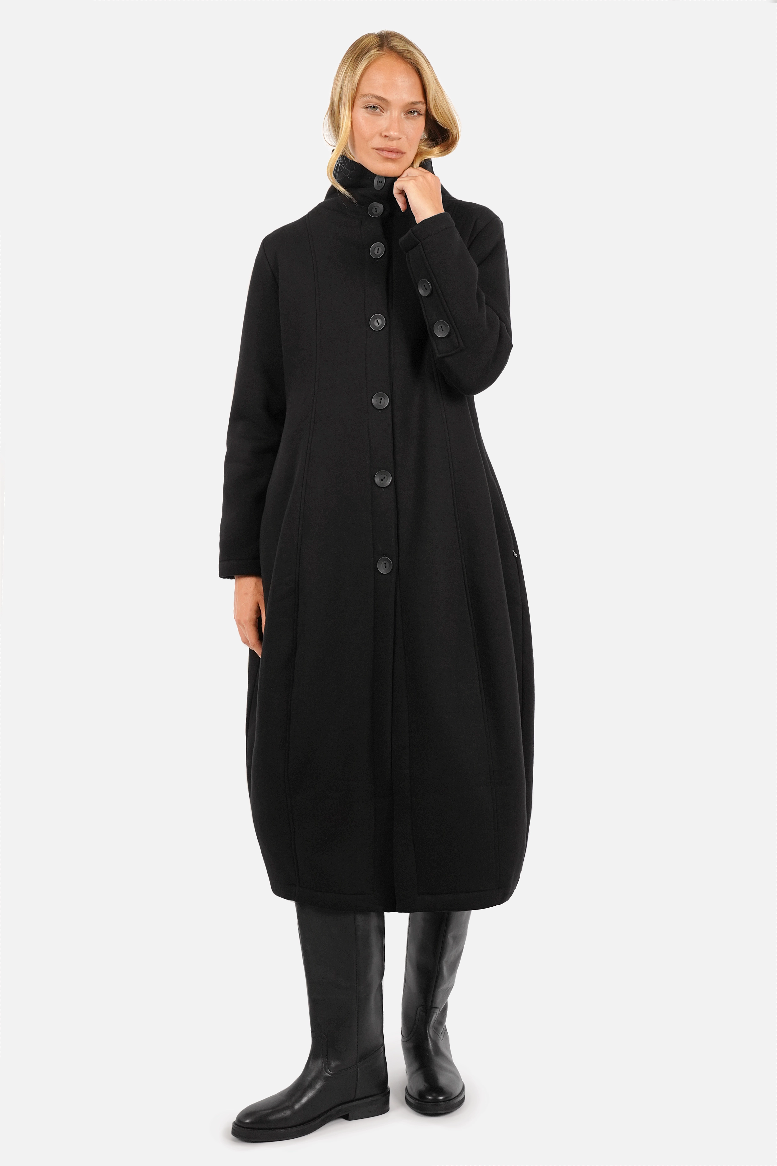 MARID Manteau en molleton silhouette cocon