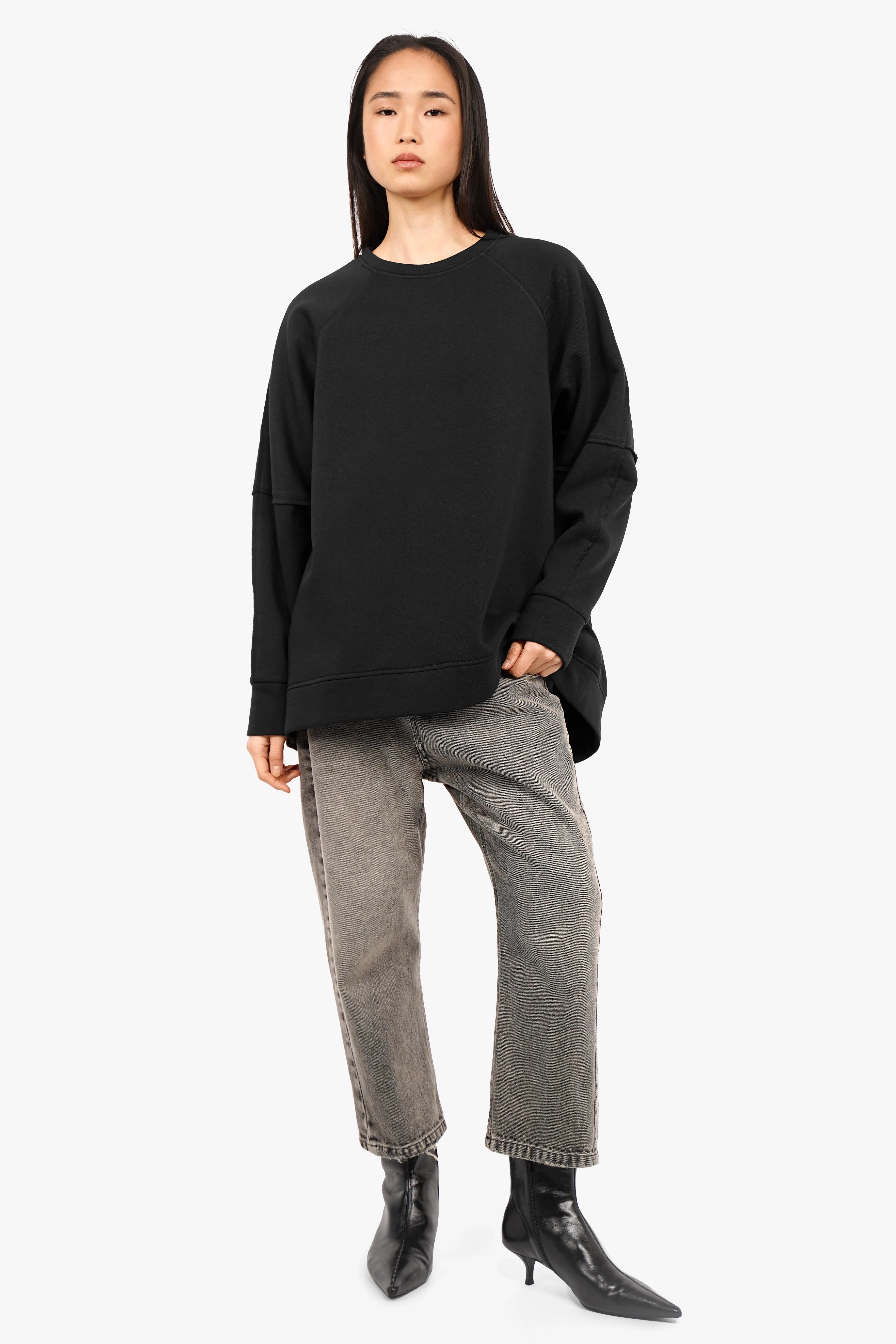 NAIRA Cozy Soft Brushed A-Linien Sweater