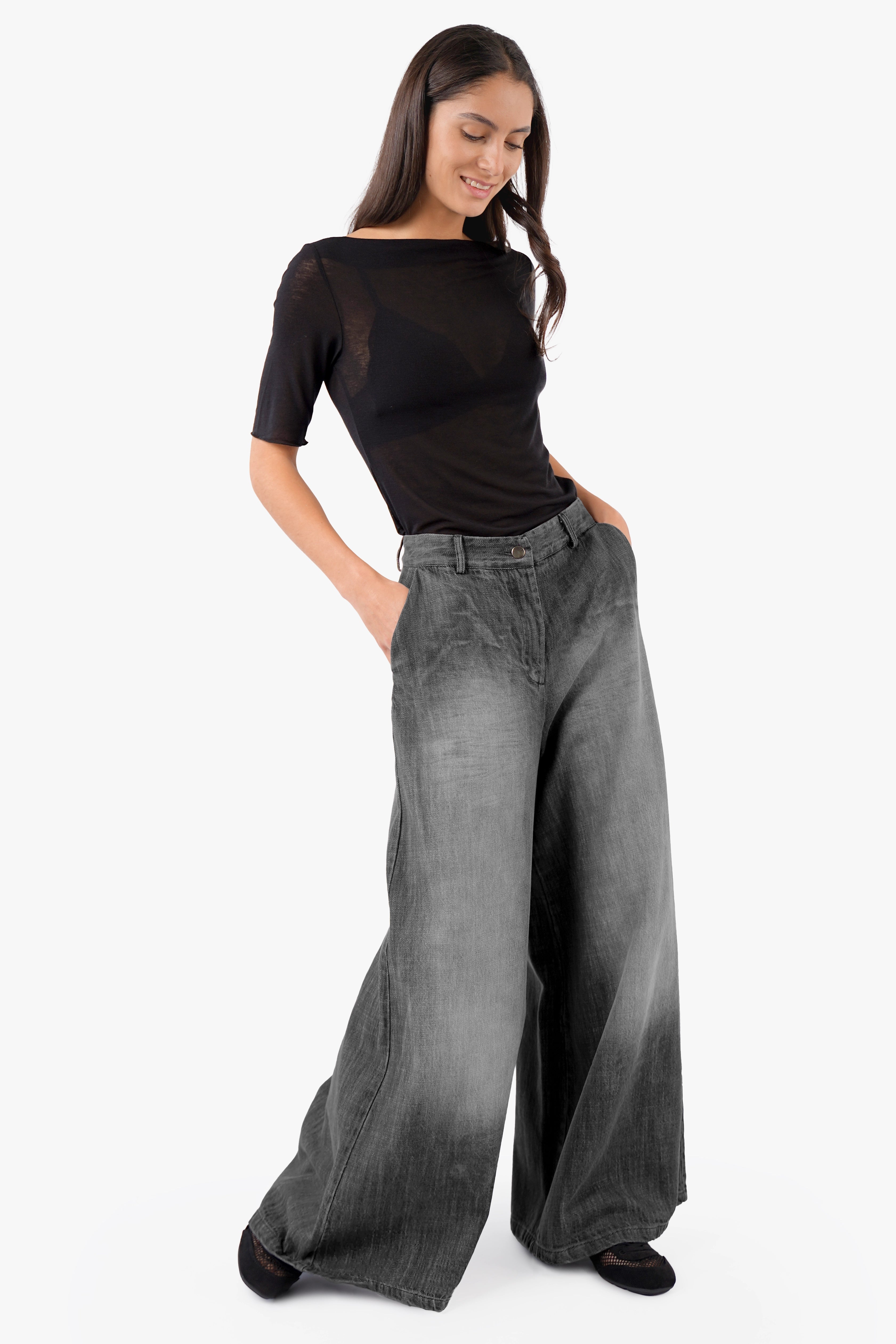 NEDY Pantalon Wide Leg