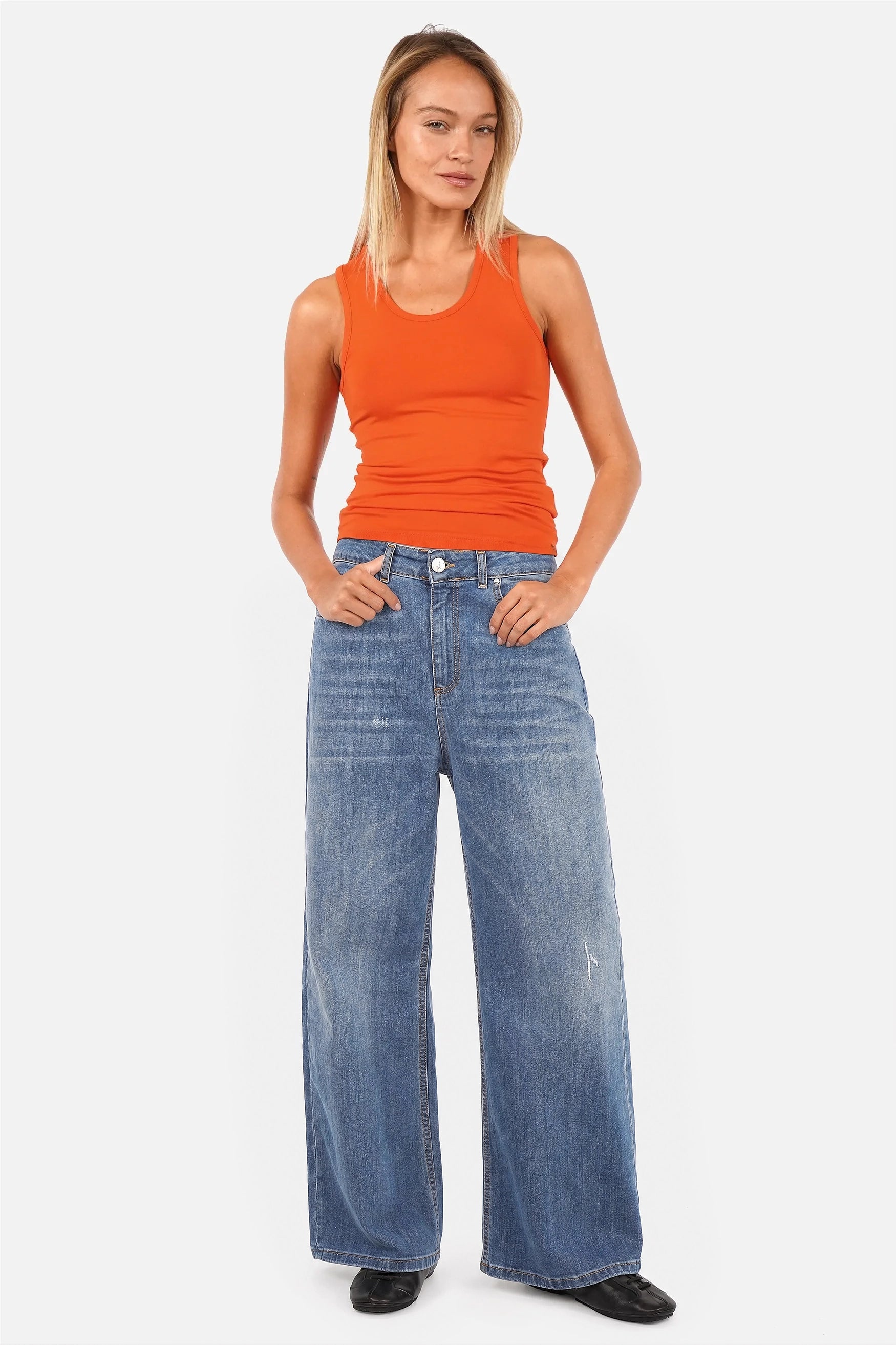 NICCA viscose-jersey tank top