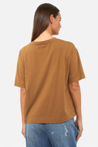 NITI.K T-Shirt aus elastischem Baumwolljersey mit Rundhalsausschnitt und kastiger Passform