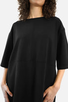 NIVKA Maxikleid aus mittelschwerem Viskosenjersey mit Rundhalsausschnitt und seitlichen Eingrifftaschen