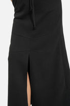 Maxi length RONELA Sweatrock in compact sweat fabric with drawstring waistband and side pockets