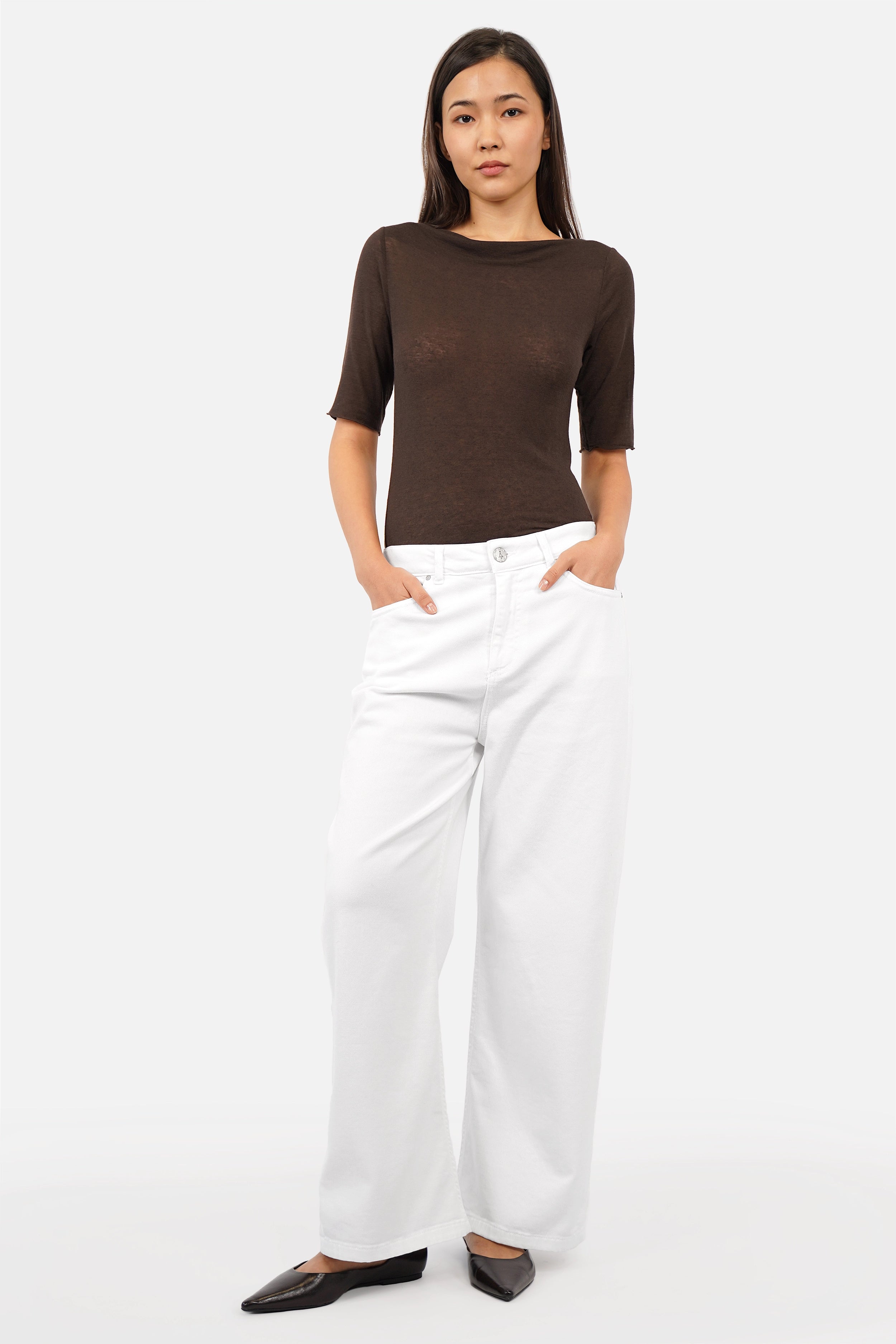 ROVIN T-Shirt aus Kaschmirmix