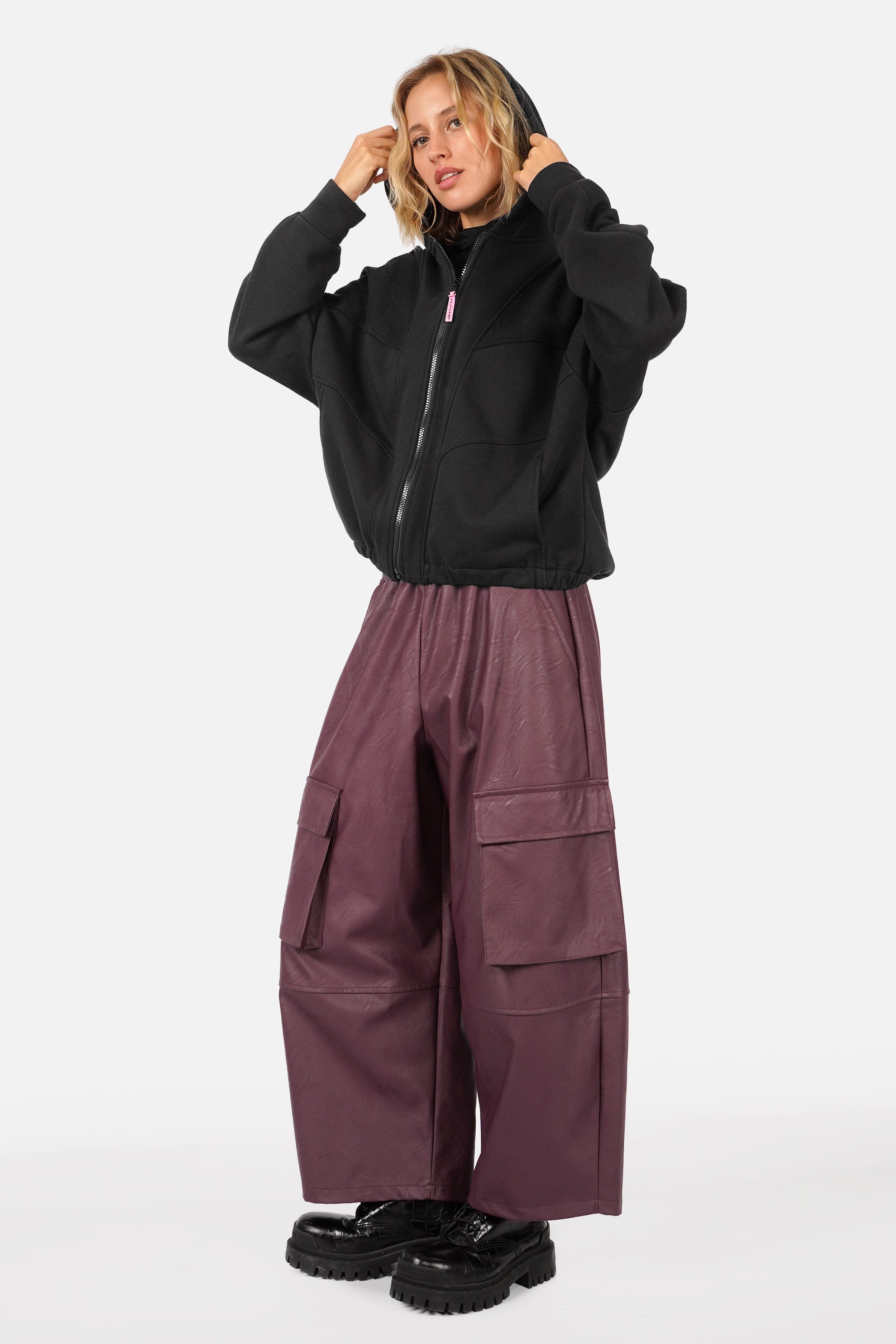 SOVIA Zip-Sweatjacke mit Kapuze