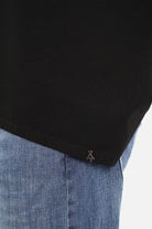 TAMI.K Blusenshirt lockeres Baumwollshirt in Kastenform mit Rundhals und relaxed Schnitt