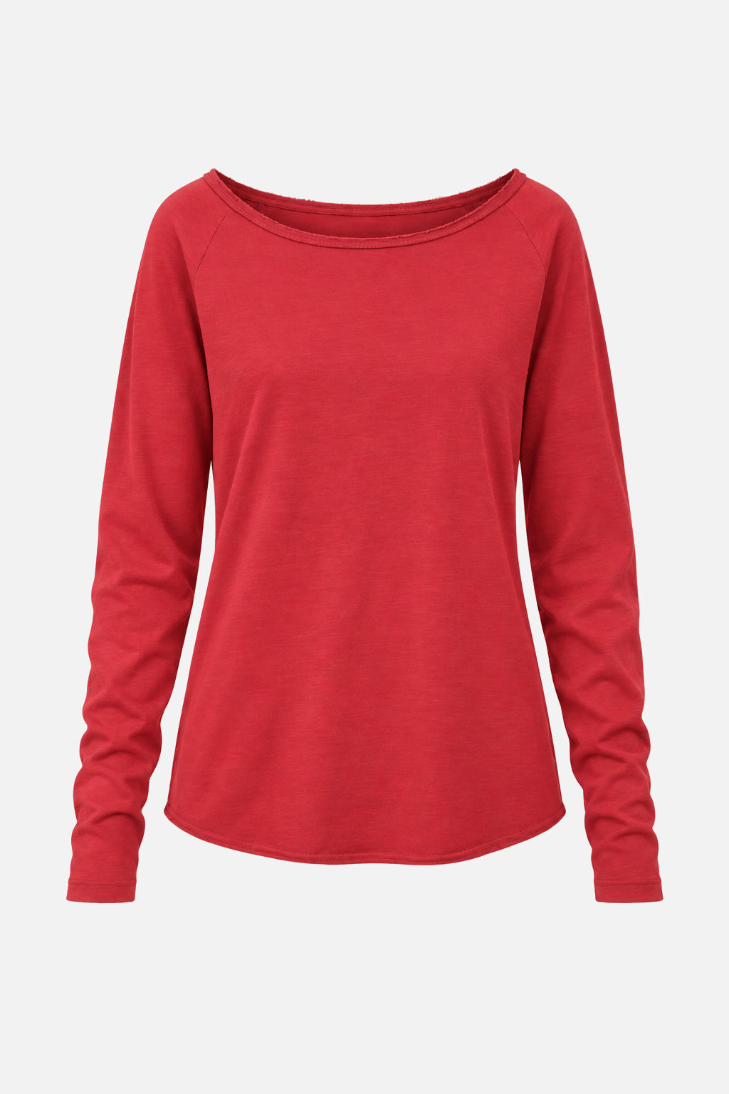 TEHI Longsleeve in Salsa als Freisteller
