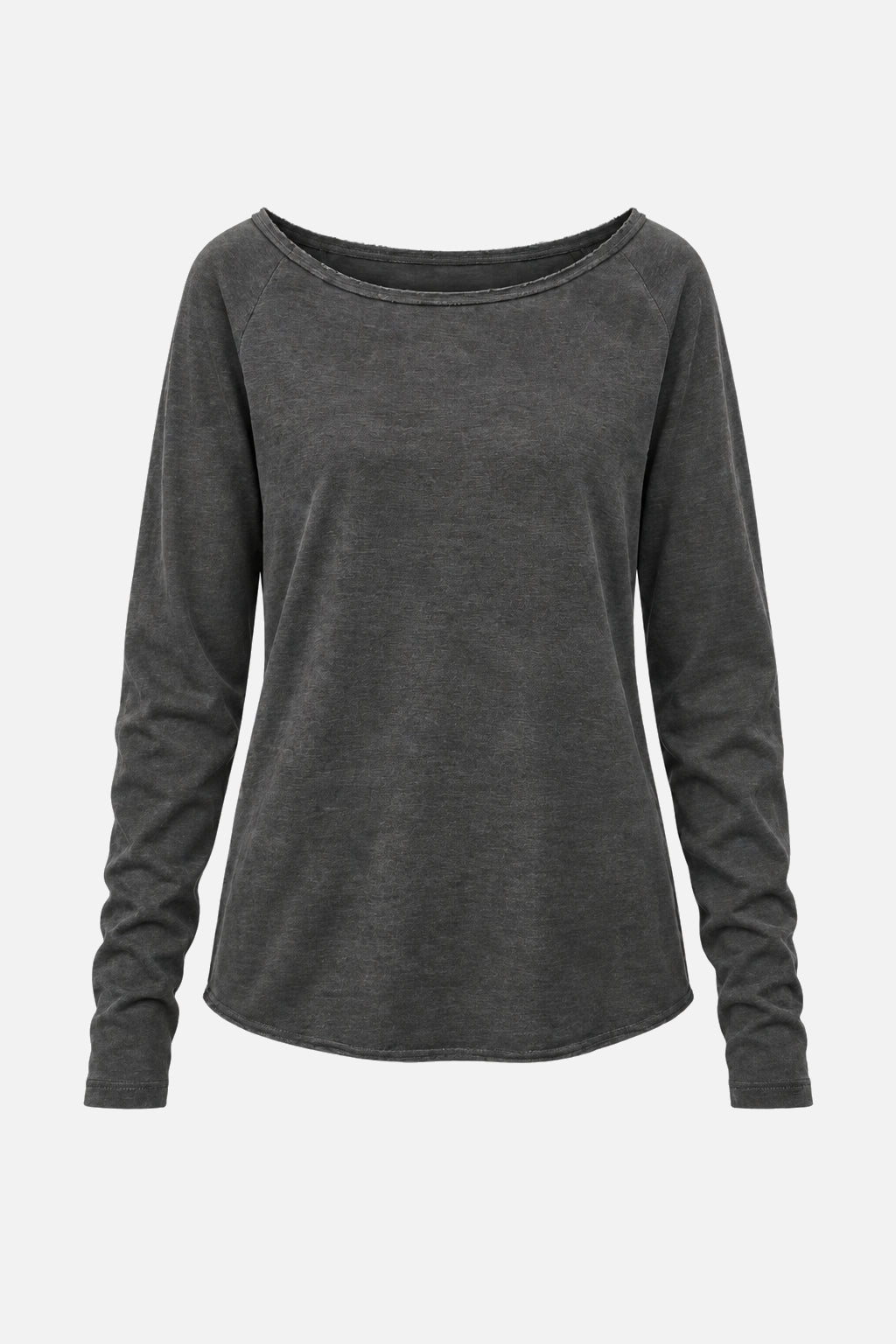 TEHI Longsleeve in Vintage Grey als Freisteller