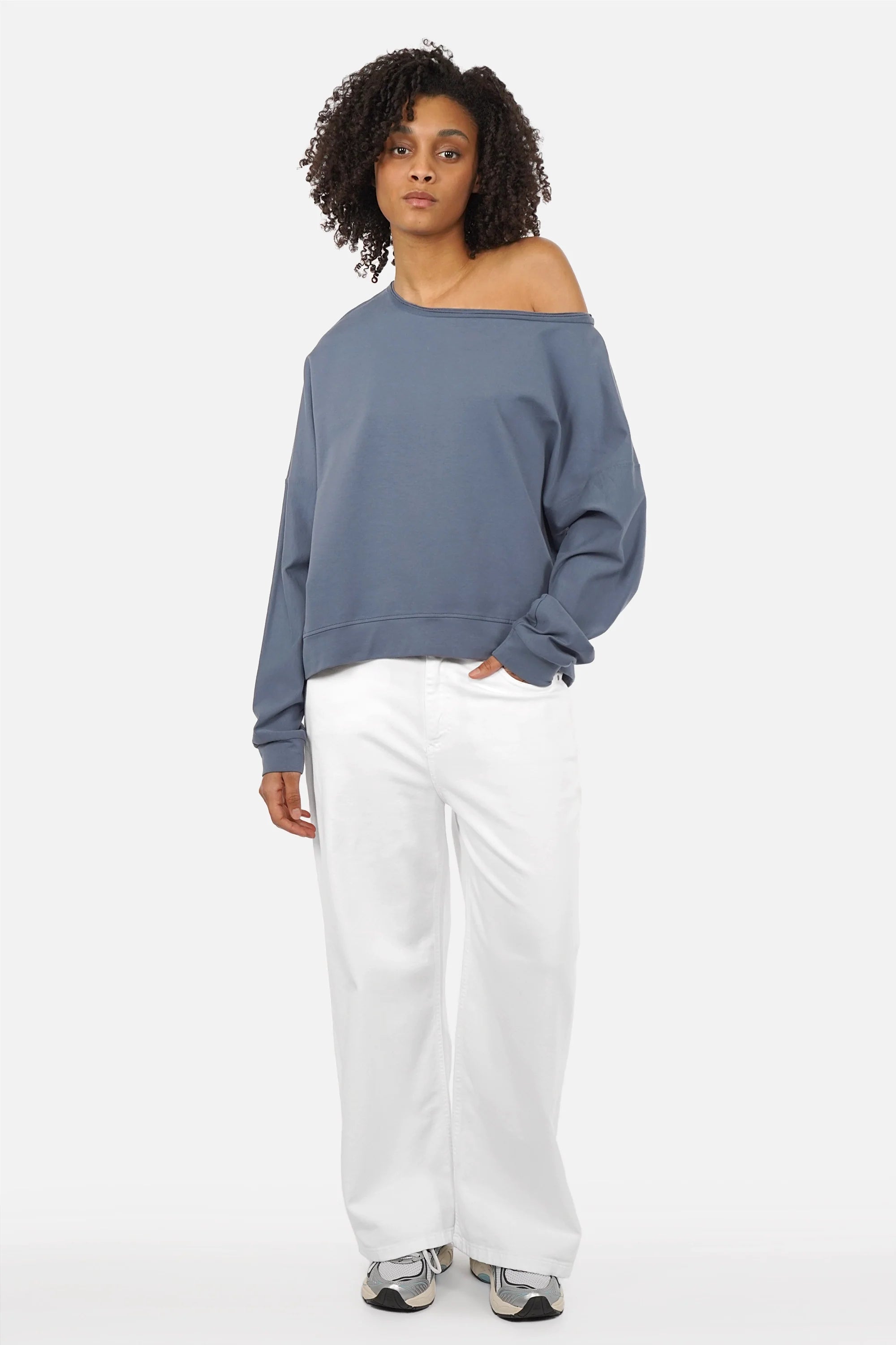 TIMAJ One Shoulder Sweater