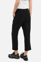 TINKE Hose Cropped Fit aus knitterarmer Georgette mit Bundfalten und seitlichen Taschen