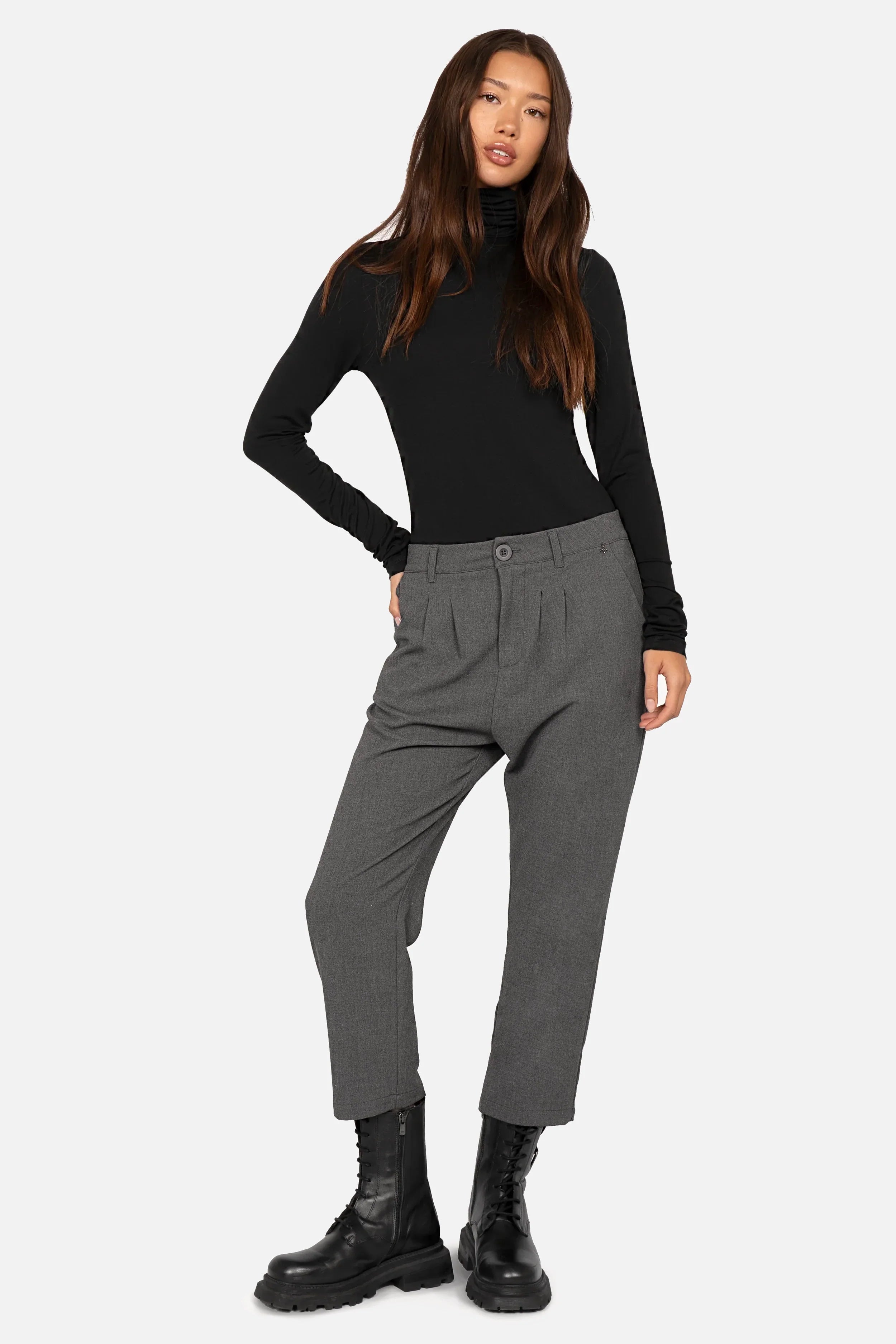 TINKE Pantalon coupe cropped