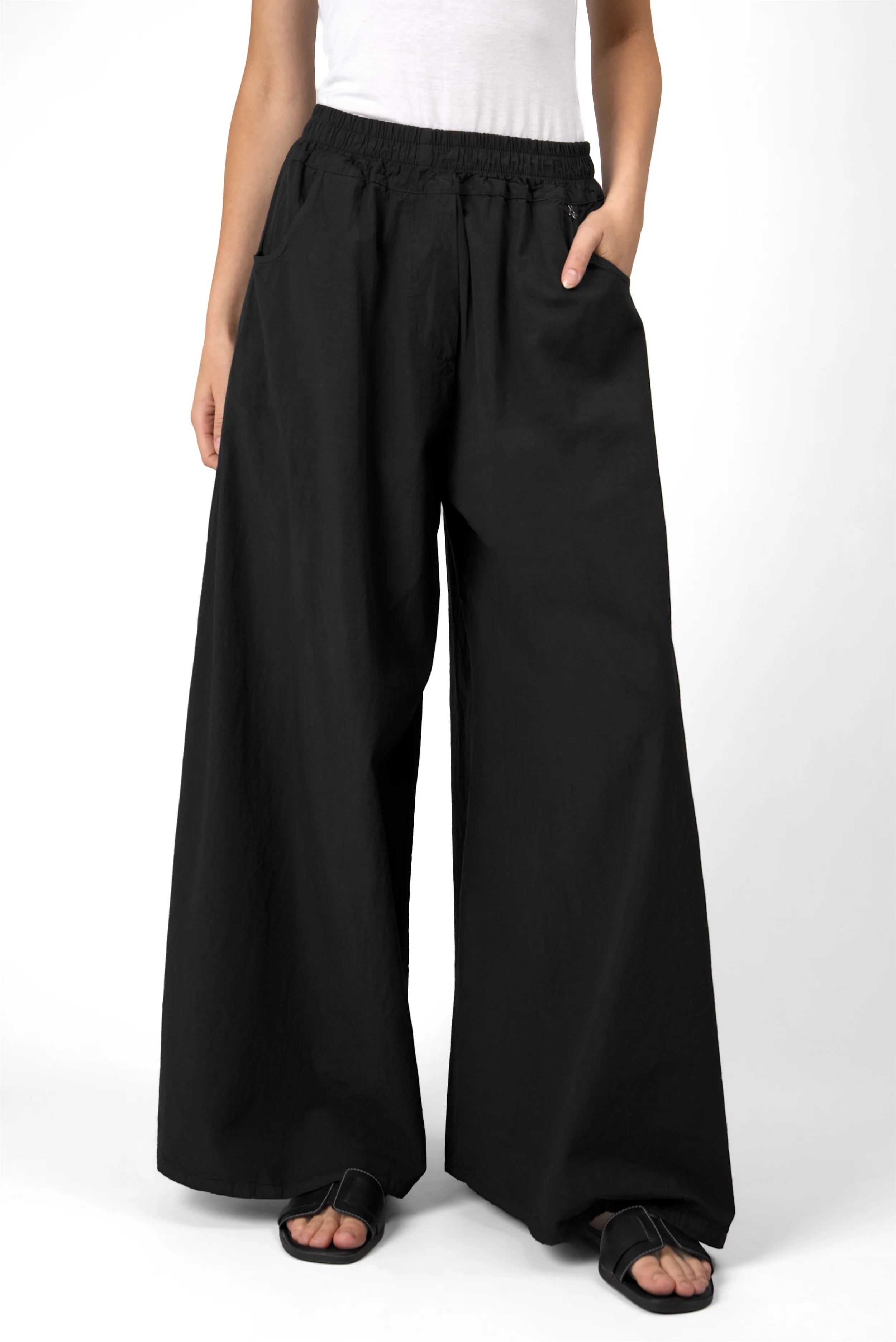 TJESSA Palazzo pants - organic cotton, wide cut & comfort