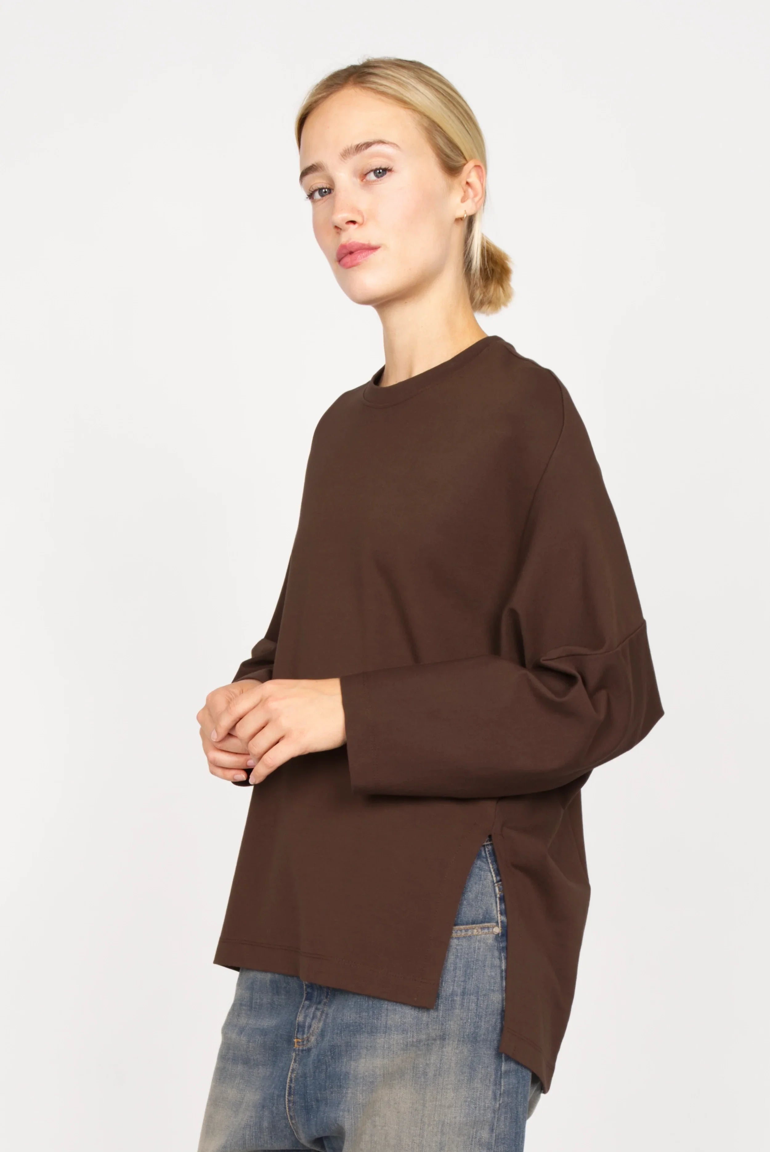 Chemise TOOVE en jersey interlock de poids moyen