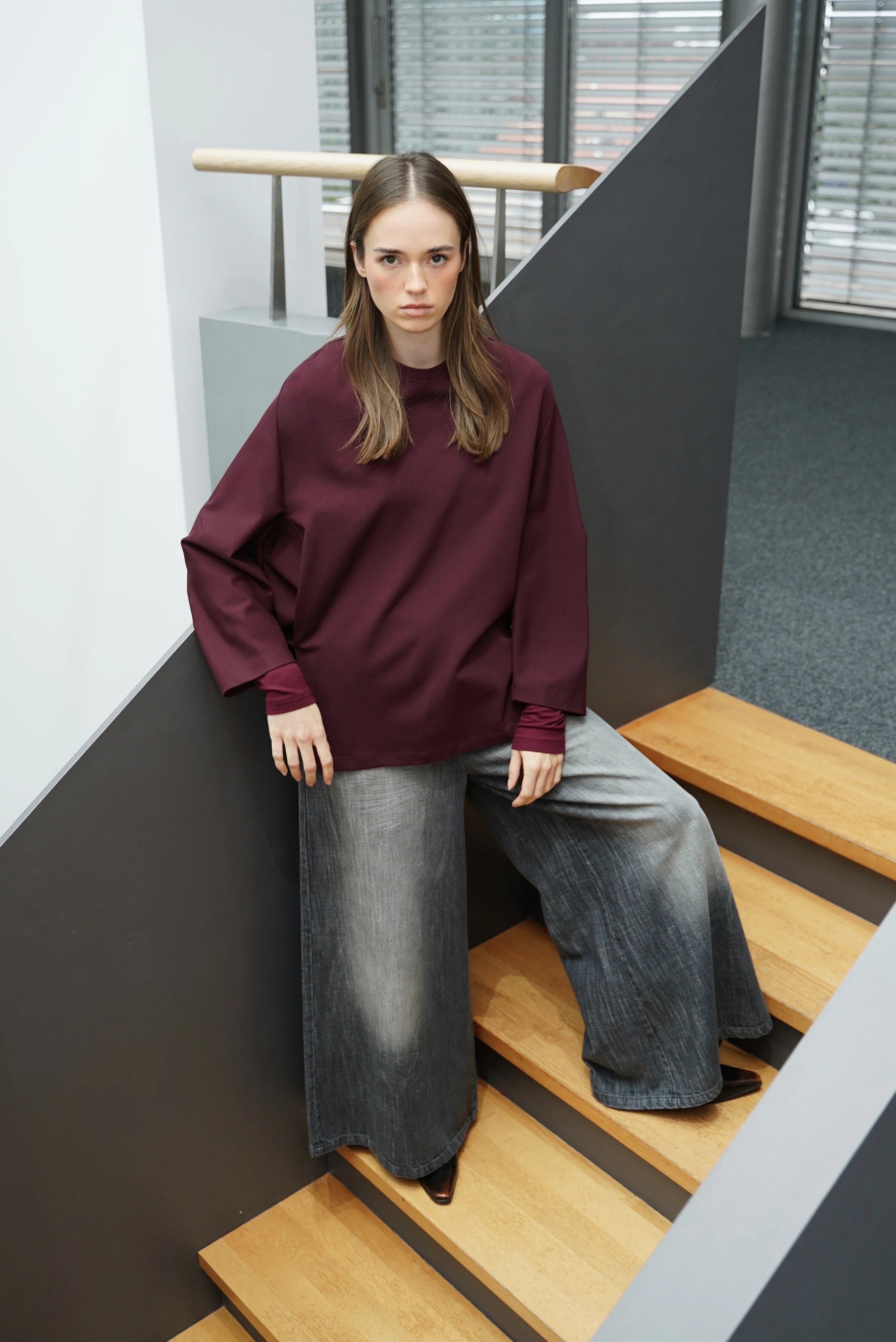 TOOVE Shirt made from medium-weight interlock jersey