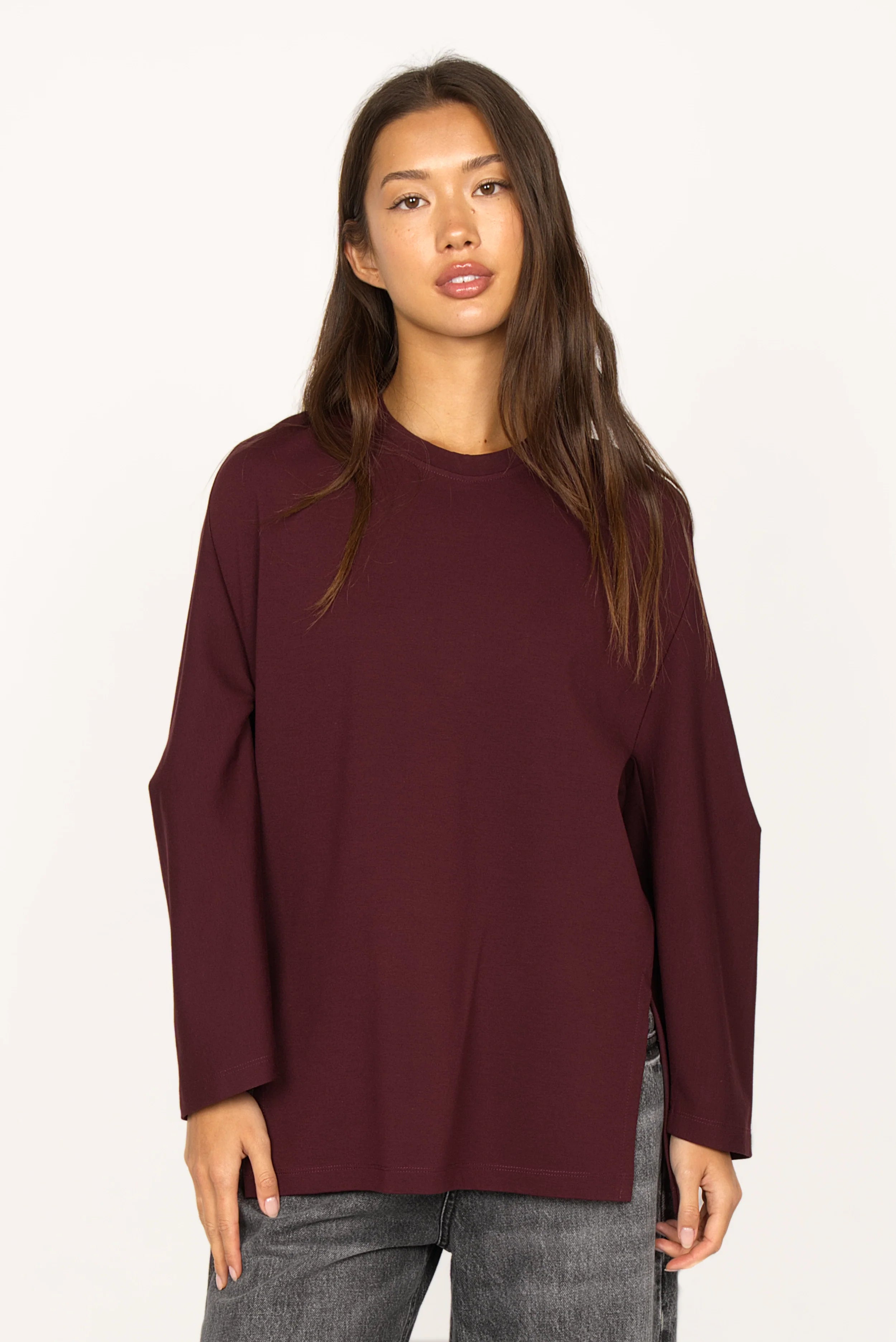TOOVE Shirt aus mittelschwerem Interlock-Jersey