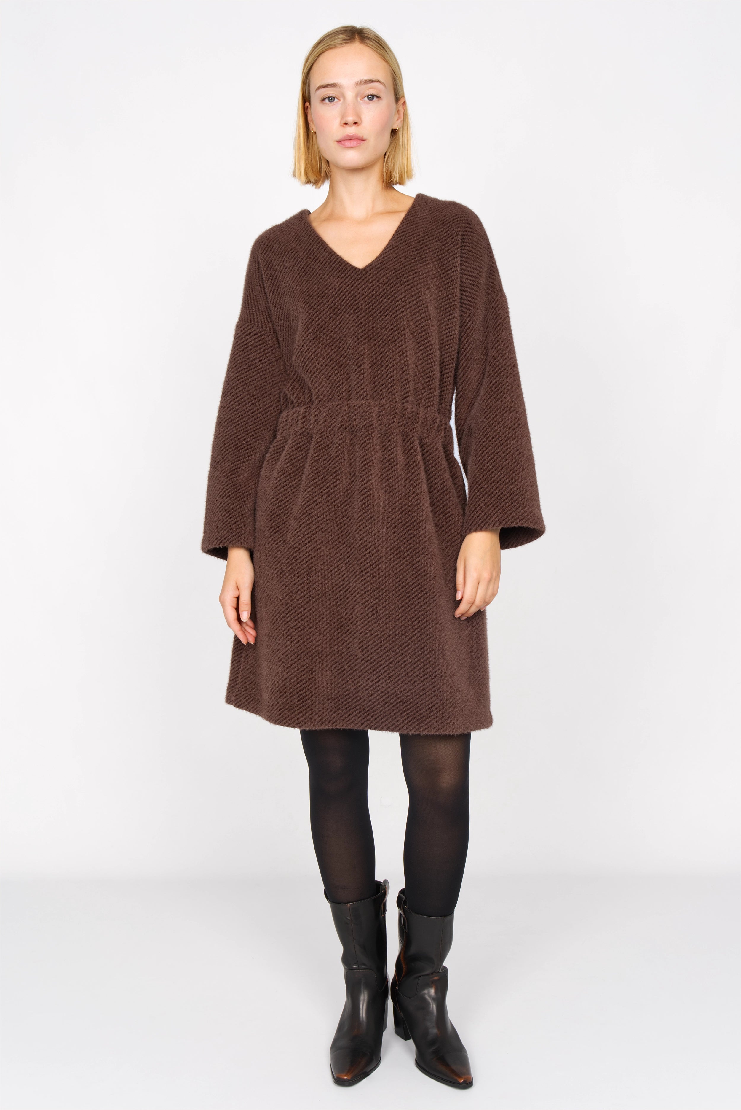 UJALE Kleid mit samtig-weicher Effektgarn-Struktur