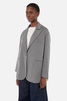 VANYAA Oversized Blazer aus weich fließendem Material mit breitem Kragen und einreihigem Verschluss