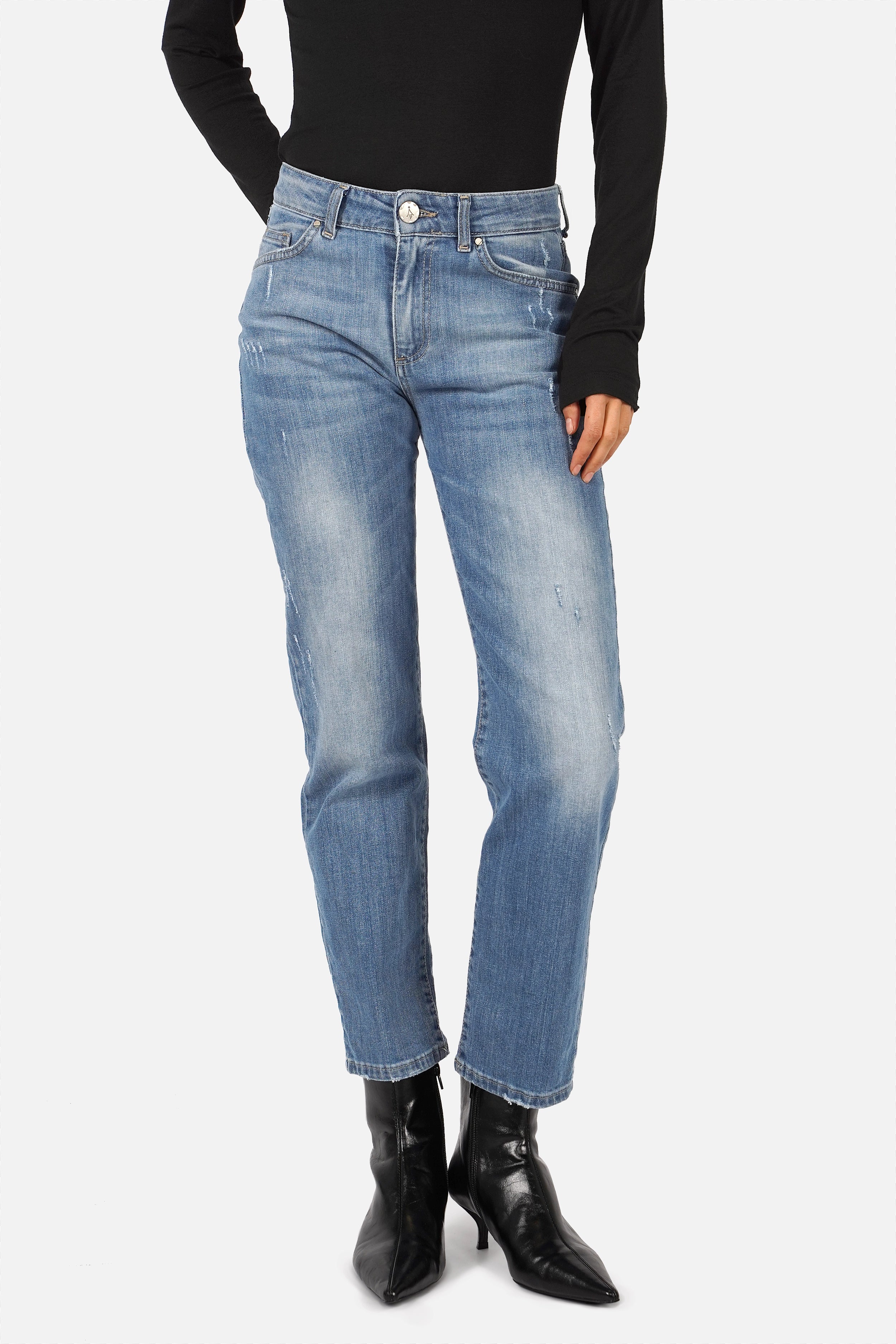 VESTRA cropped slim jeans