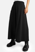 VISLA Hosenrock aus Sweatstoff mit weitem Schnitt und asymmetrischer Tasche