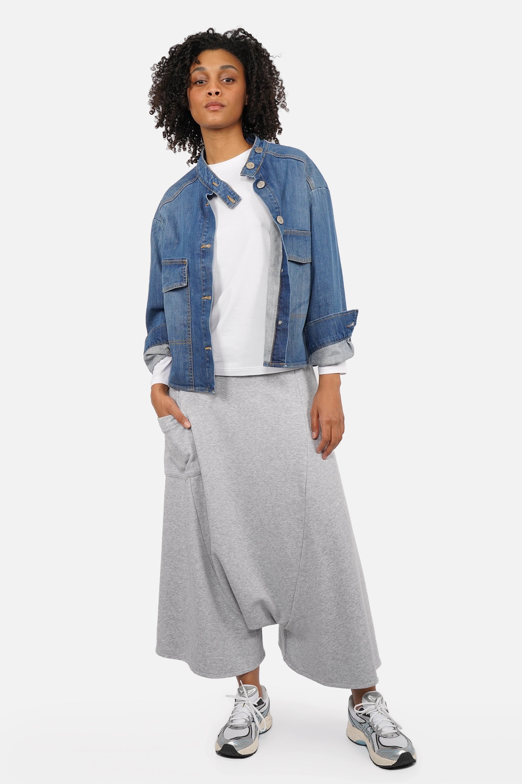 VISLA culotte van sweatstof