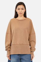 VIVIE Sweater aus reiner Baumwolle mit Oversized Fit und KULTFRAU-Print