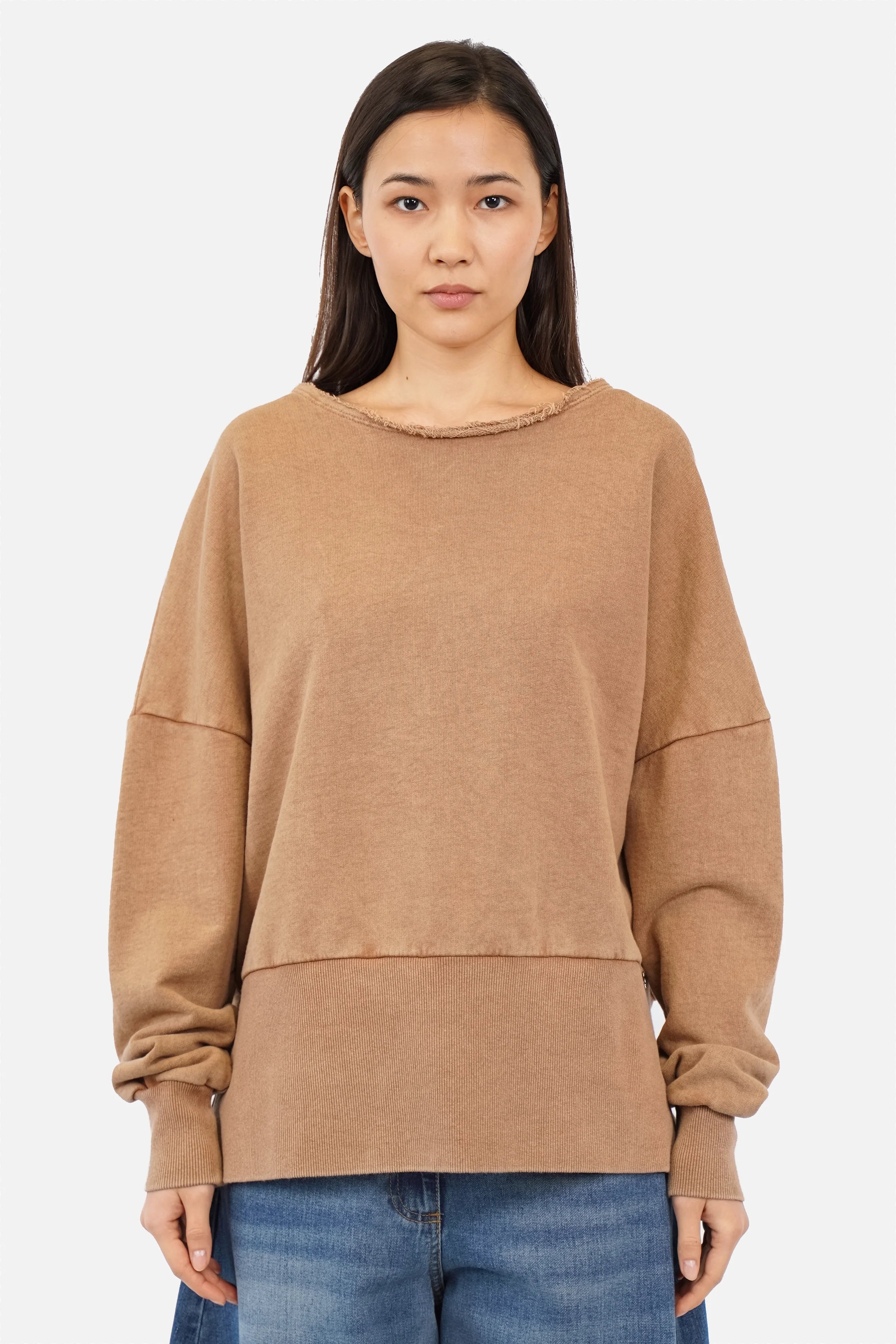 VIVIE Sweater aus reiner Baumwolle mit Oversized Fit und KULTFRAU-Print