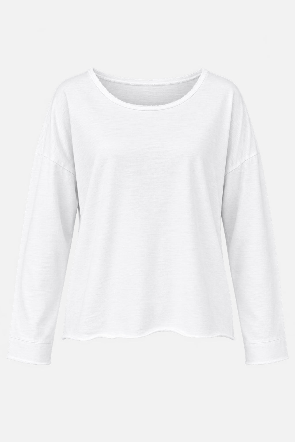 LARXA Longsleeve White - Freisteller